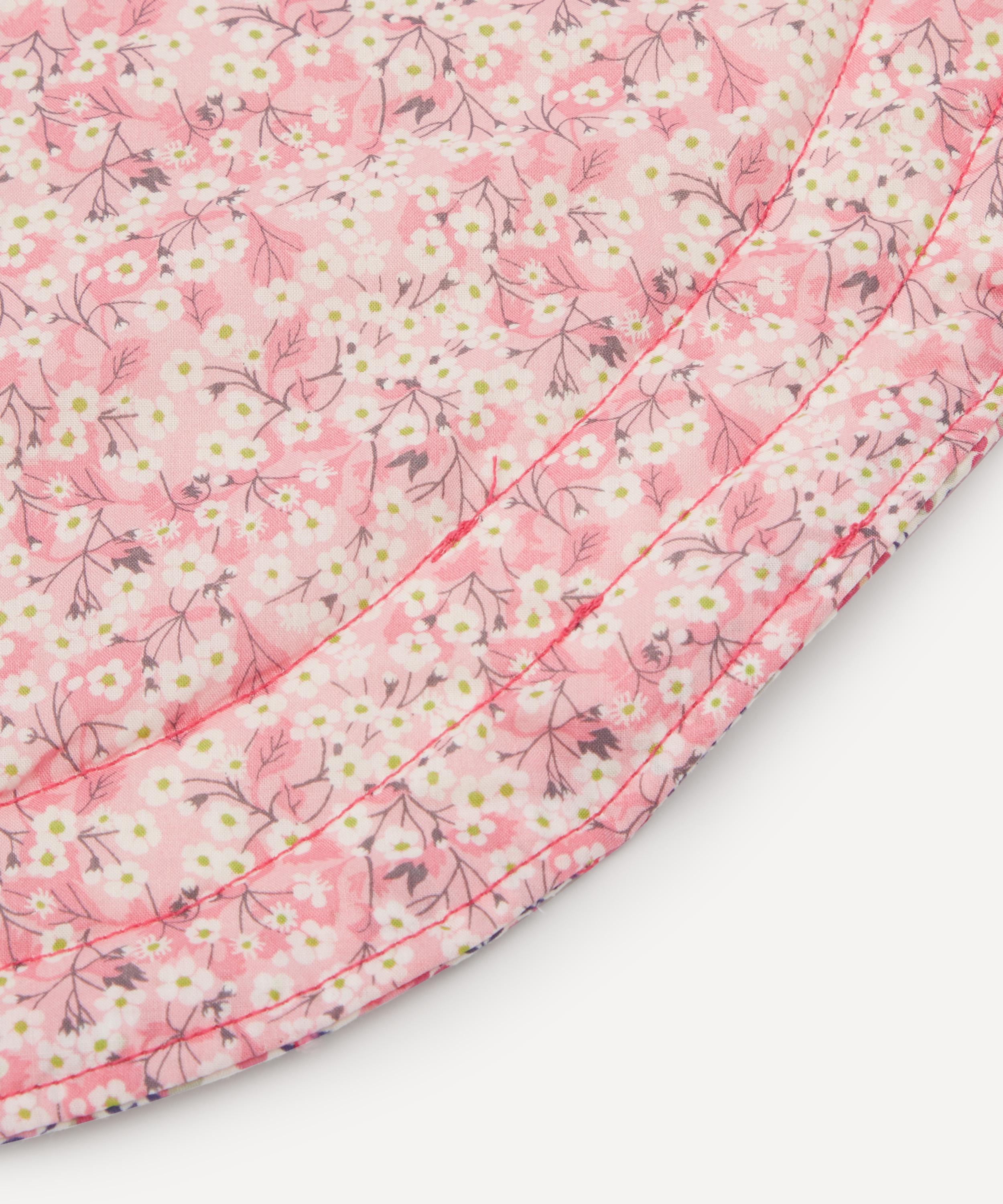 Coco & Wolf Mitsi Valeria And Wiltshire Bud Stitch Edge Circle Placemat In Pink