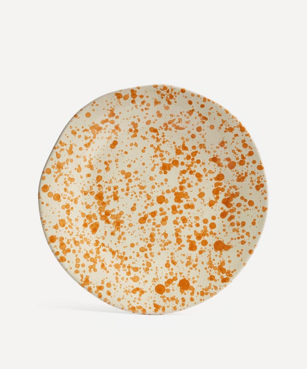 Hot Pottery - Shallow Serving Bowl Burnt Orange
