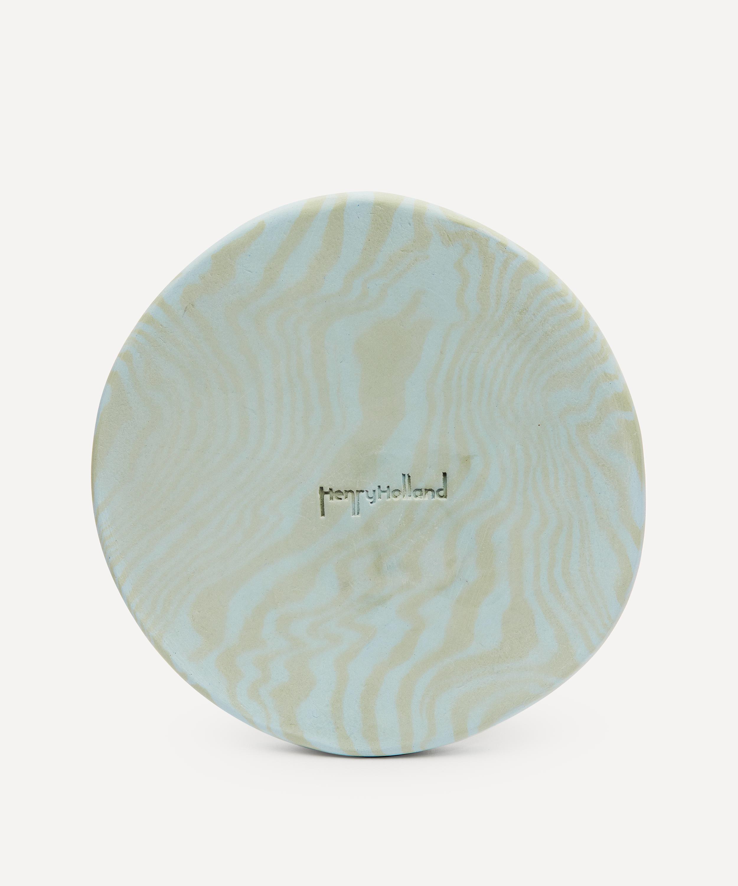 Henry Holland Studio Green And Blue Side Plate In Blue/green