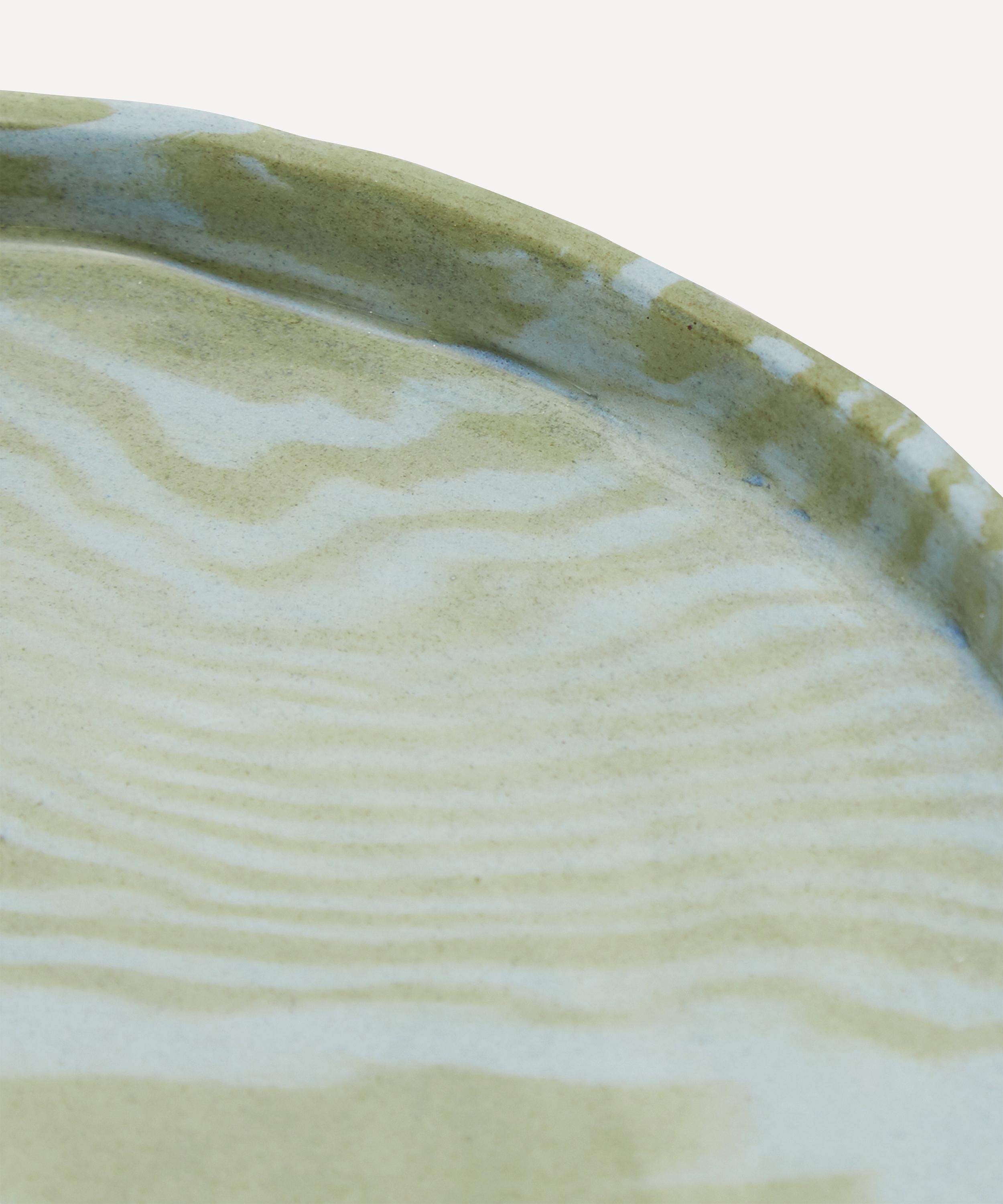 Henry Holland Studio Green And Blue Side Plate In Blue/green