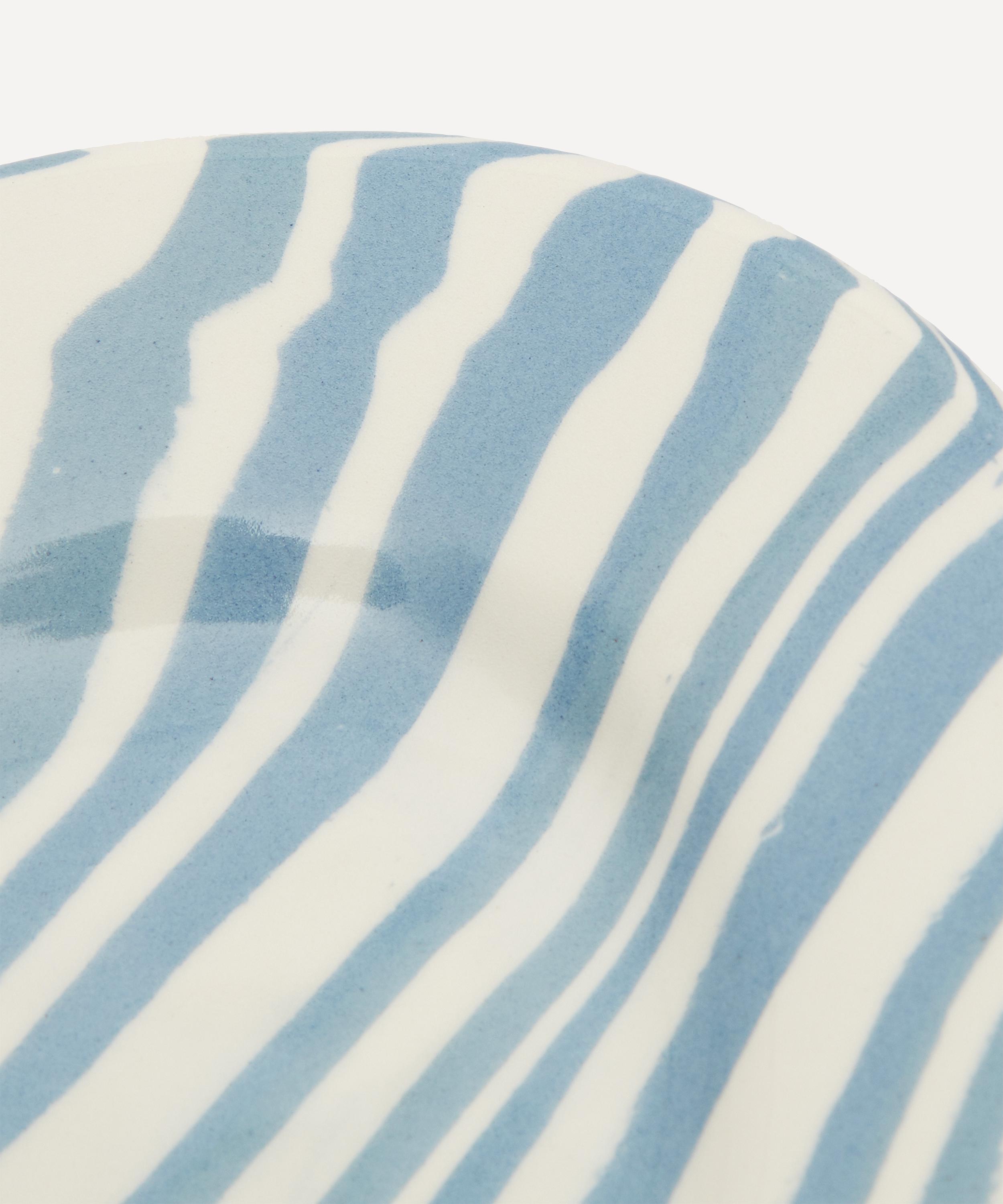 Shop Henry Holland Studio Blue And White Small Serving Platter In Blue/ivory