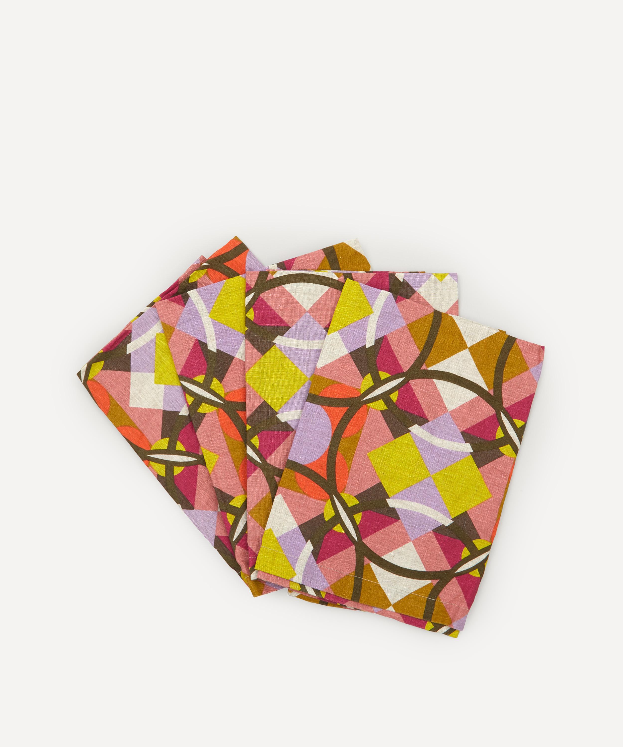 SOCIETY OF WANDERERS SOCIETY OF WANDERERS GOGO 50X50CM NAPKINS SET OF FOUR 000732633