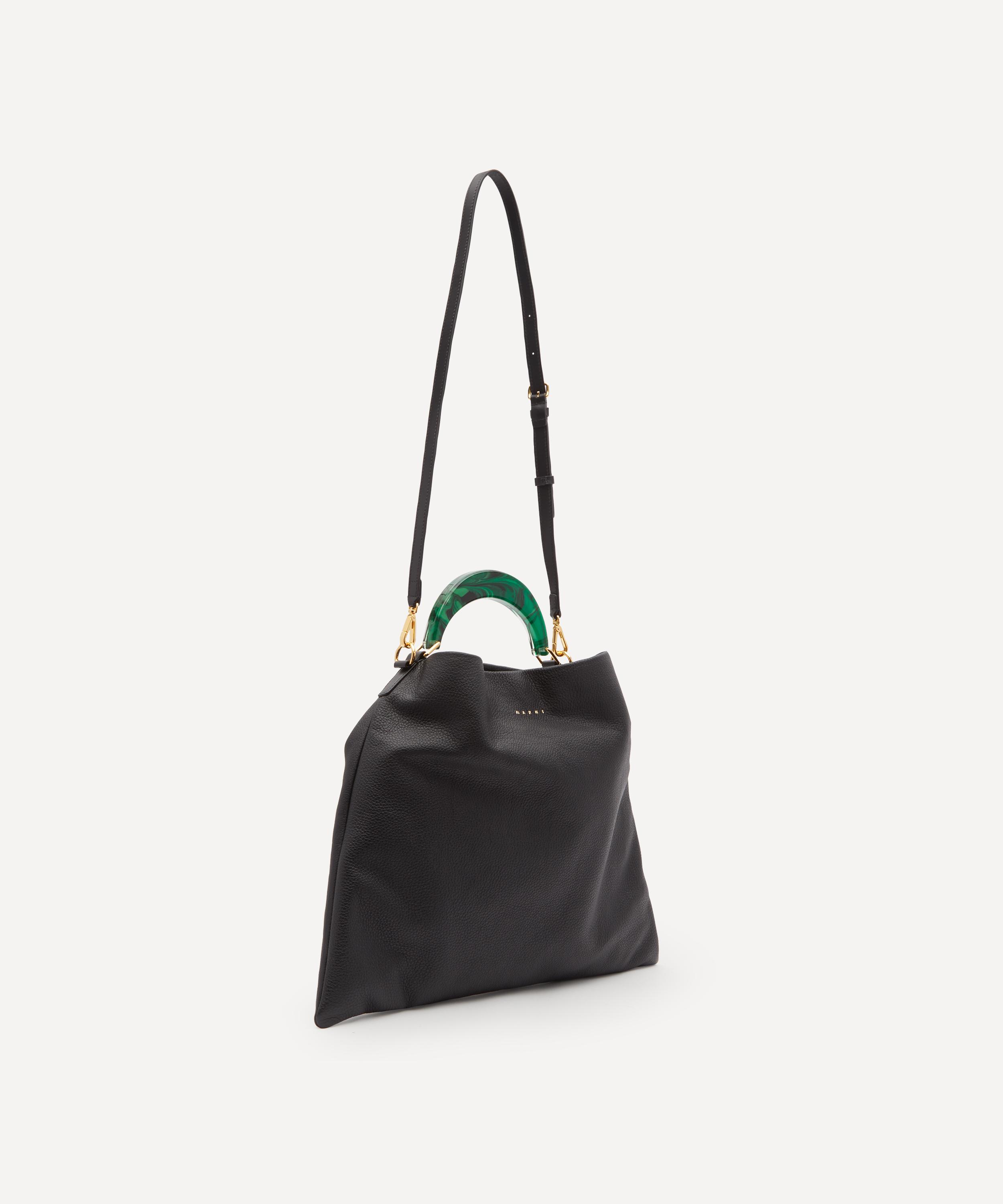 MARNI HOBO LEATHER HANDBAG 000733604