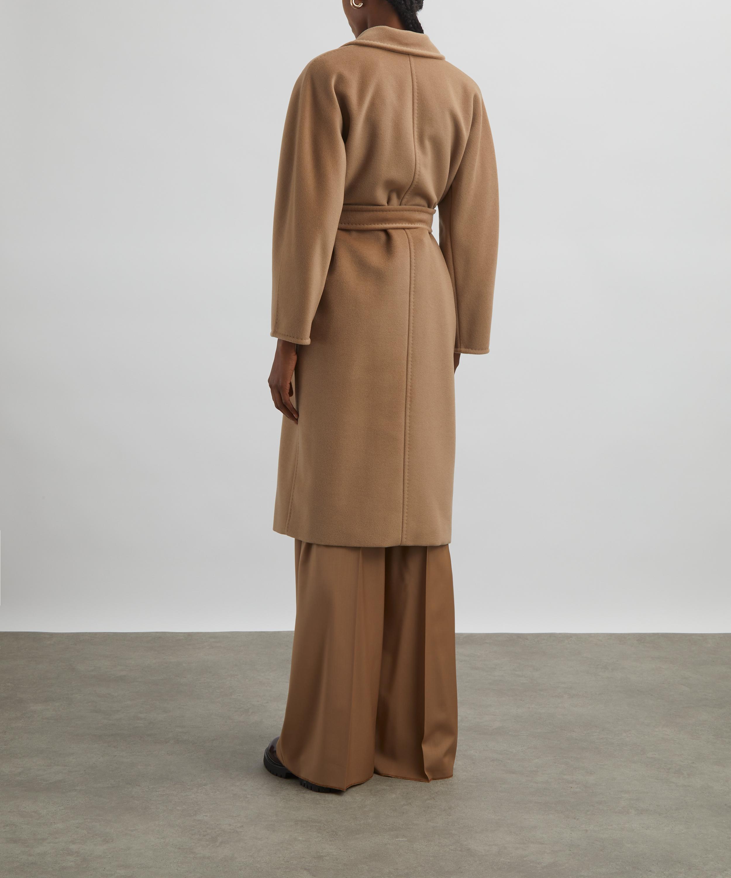 Max Mara Brown Double-breasted Coat In Camel