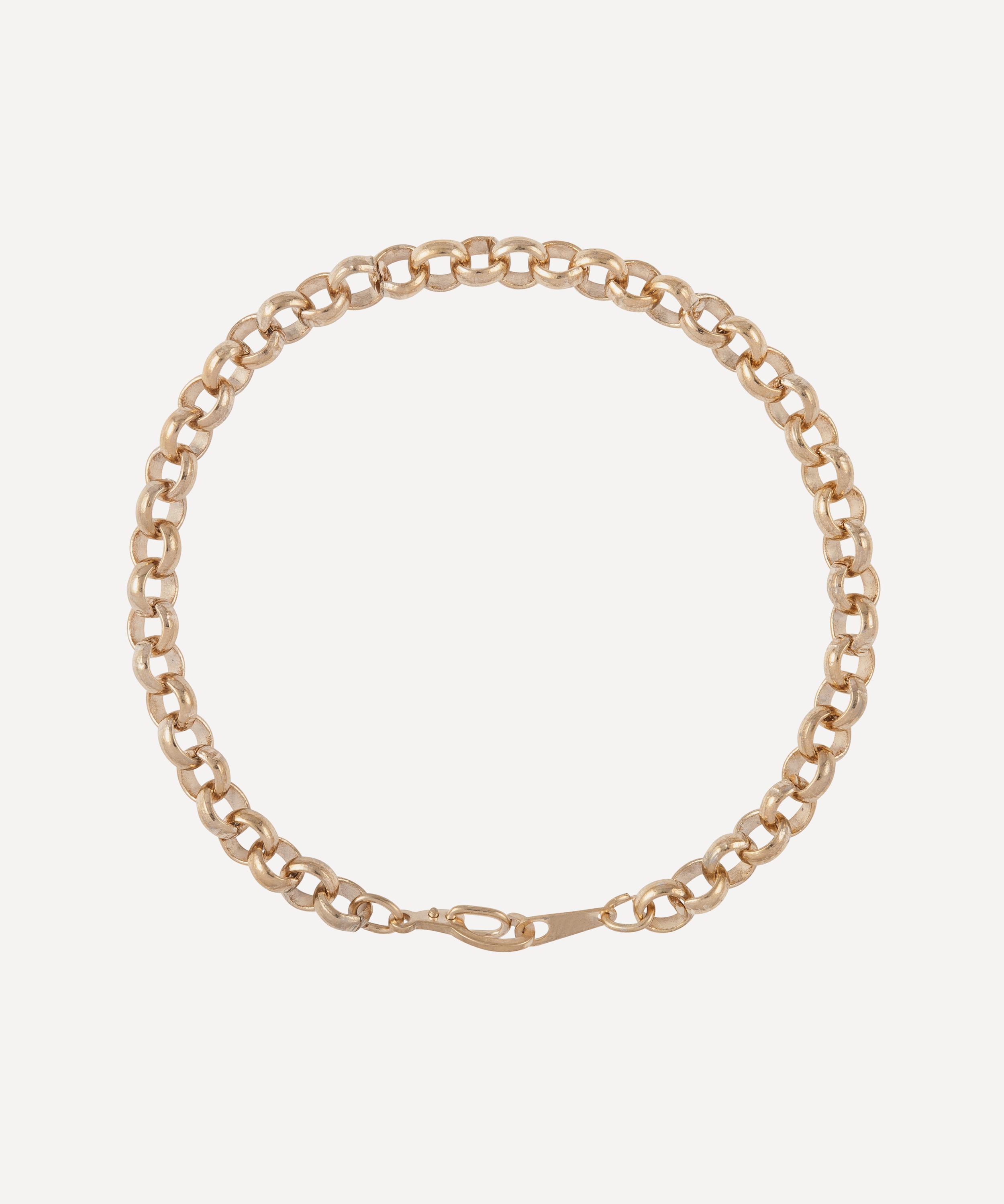 Susan Caplan Vintage - Gold-Plated 1990s Belcher Chain Bracelet