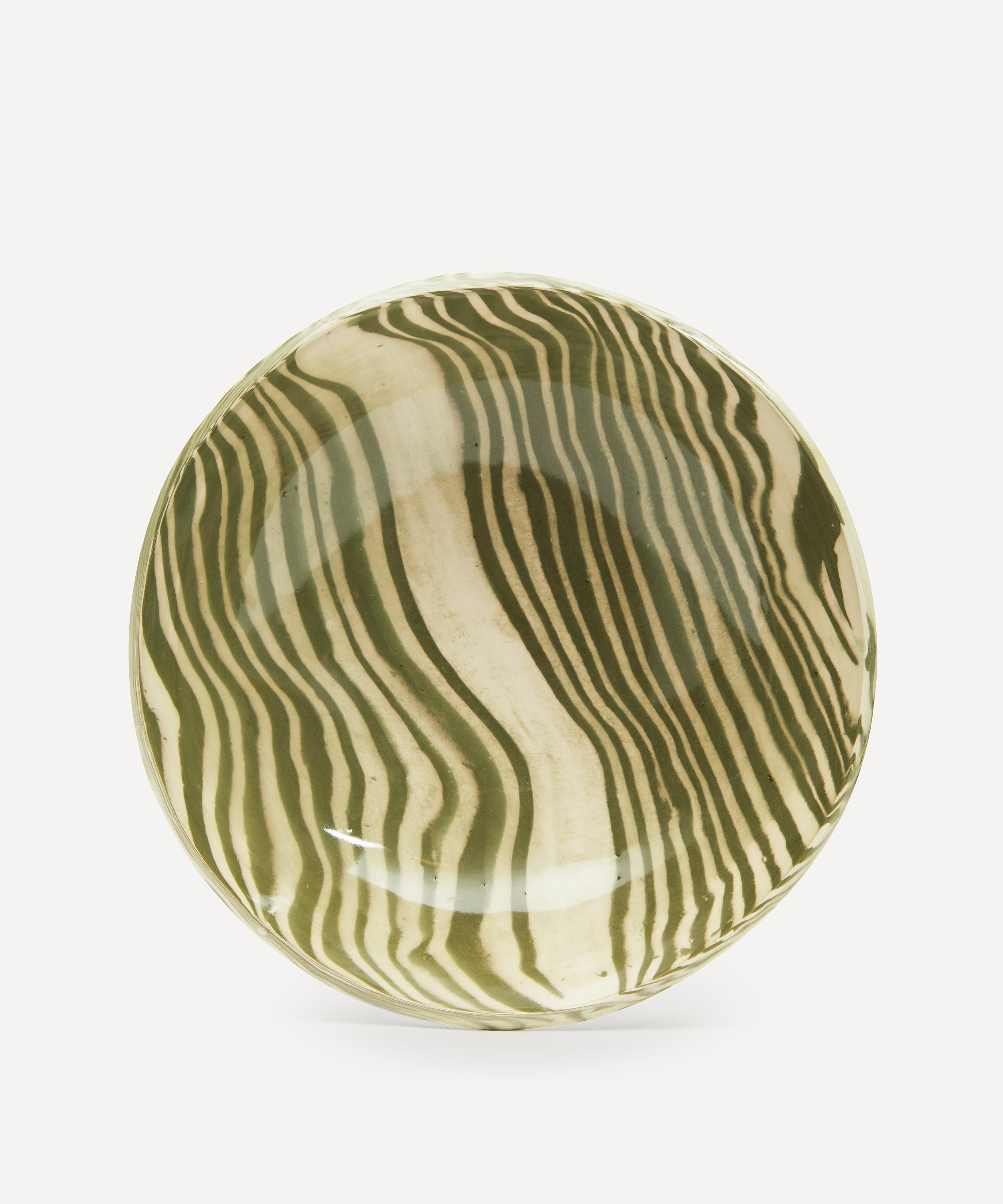 HENRY HOLLAND STUDIO HENRY HOLLAND STUDIO GREEN AND WHITE LARGE SALAD BOWL 000734492
