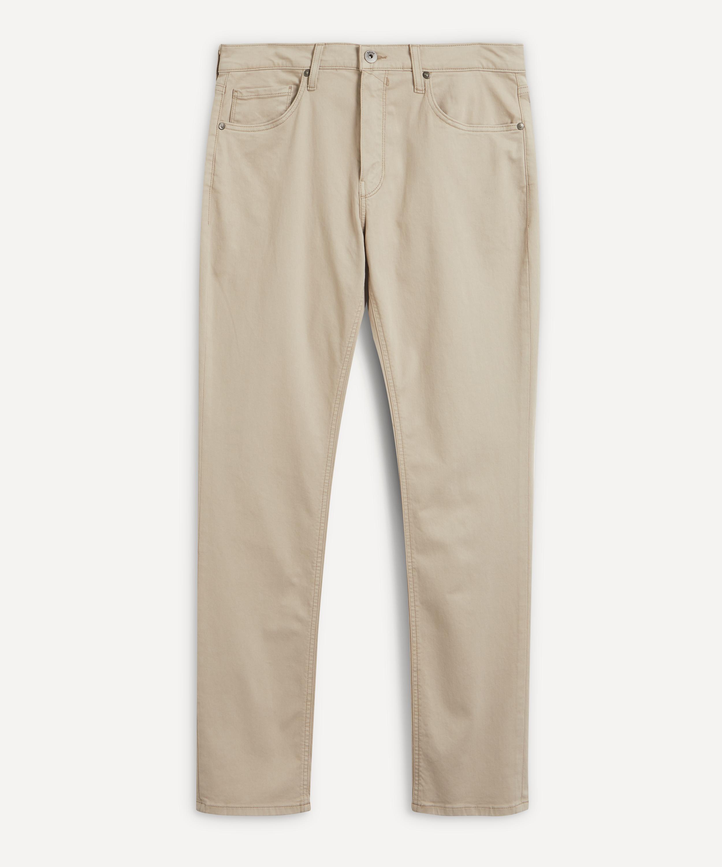 Paige Federal Brushed Clean Jeans In Clean Khaki