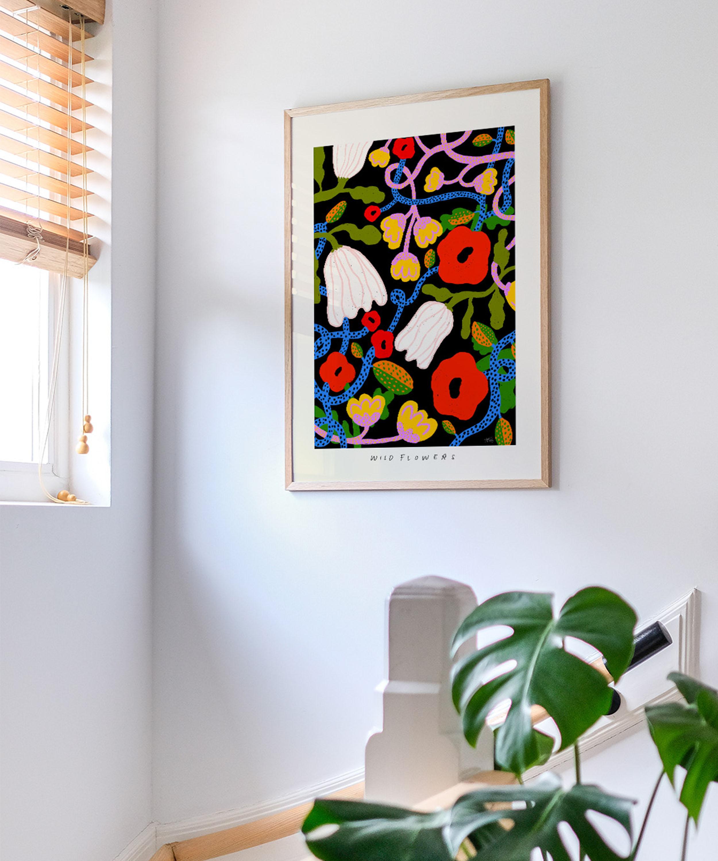 Pstr Studio Unframed Wild Flowers Print In Assorted