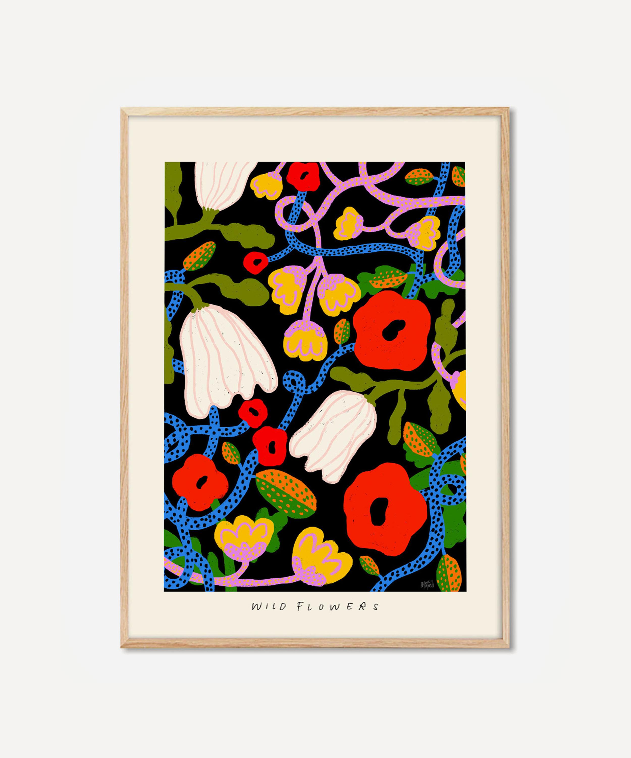 Pstr Studio Unframed Wild Flowers Print In Assorted