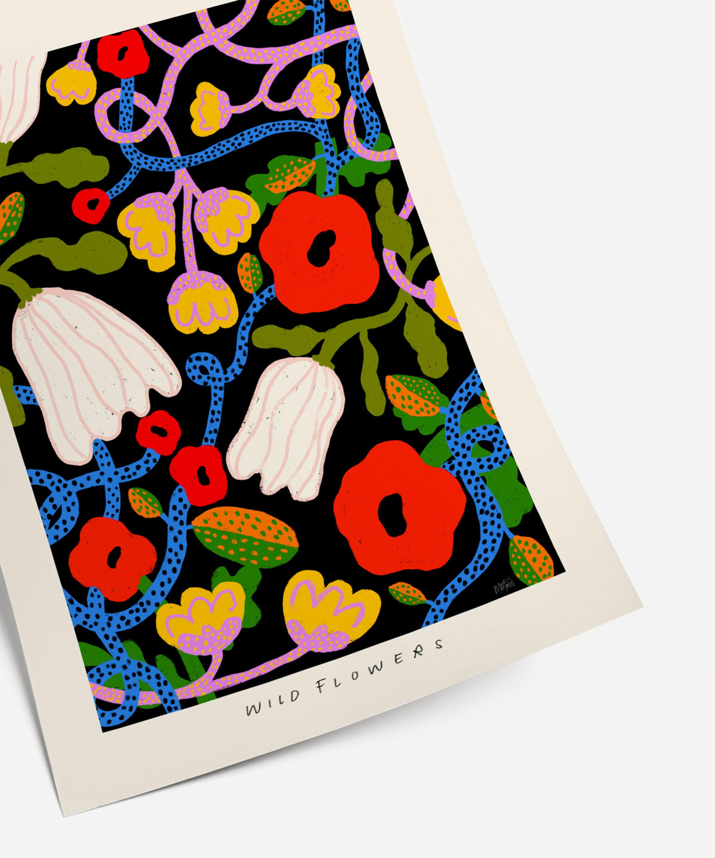 Pstr Studio Unframed Wild Flowers Print In Assorted