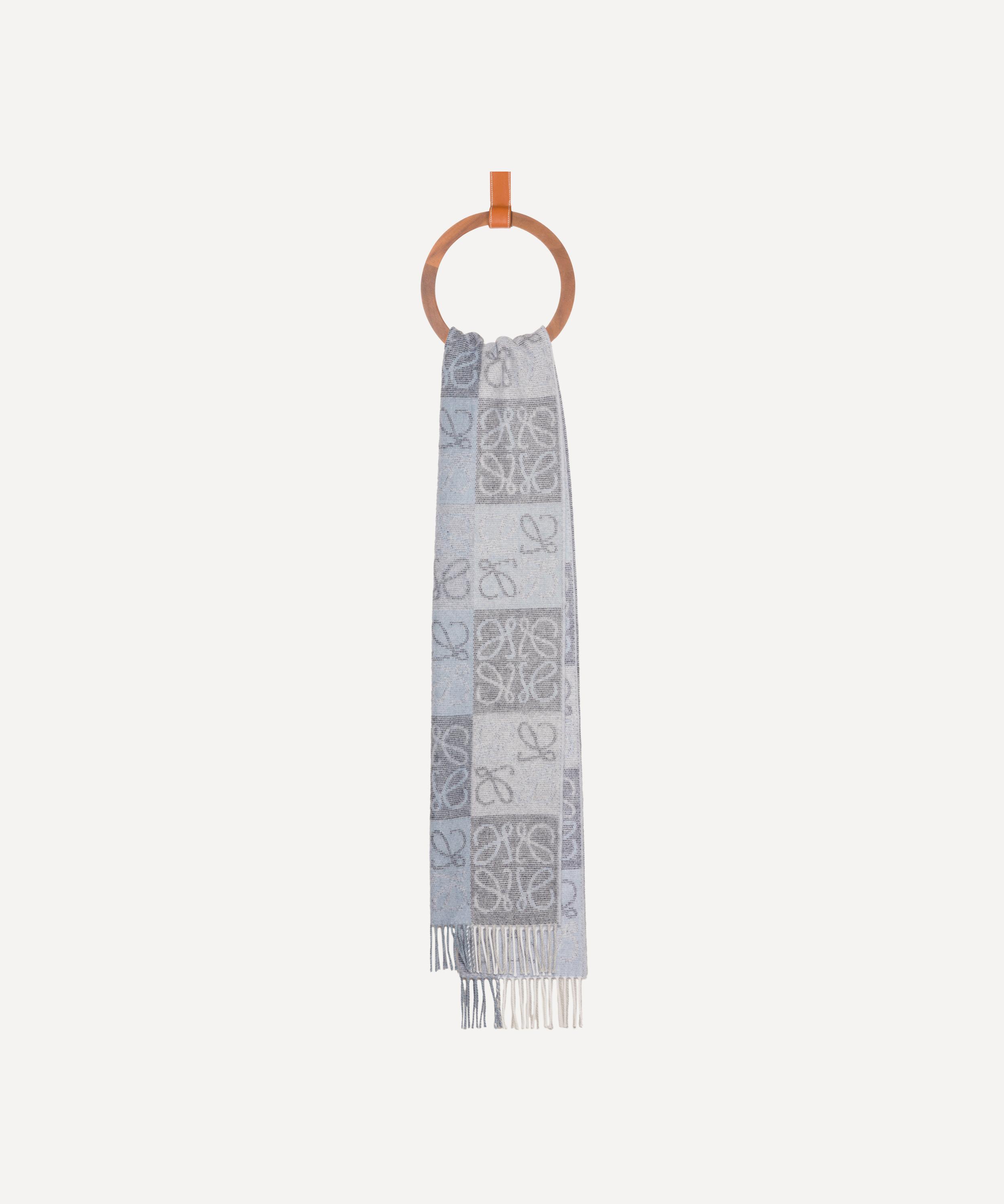 Loewe Wool-cashmere Anagram Scarf