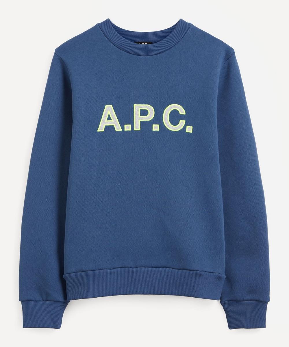 A.P.C. - Hugues Textured Crew-Neck Sweater