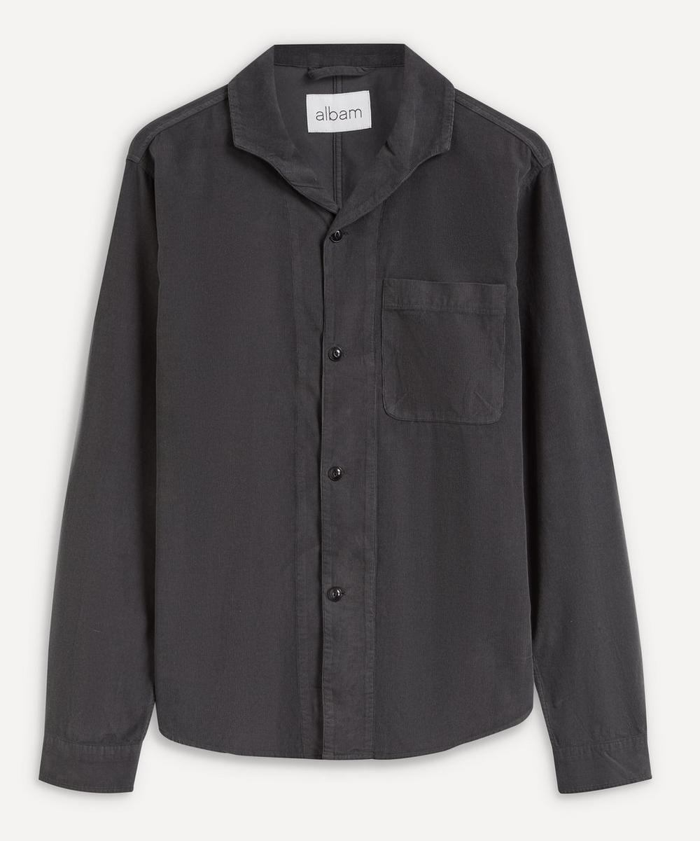Albam Miles Shirt In Charcoal