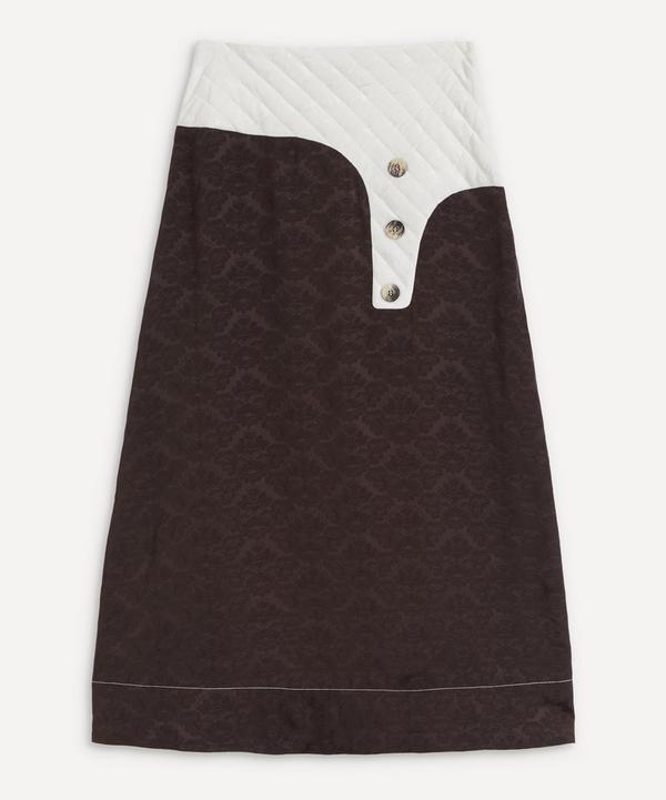 Ganni - Jacquard Panelled Skirt