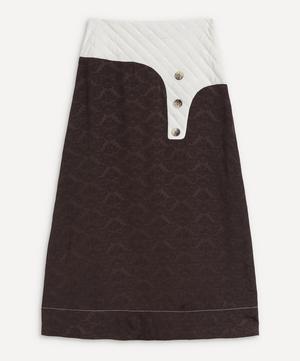 Jacquard Panelled Skirt