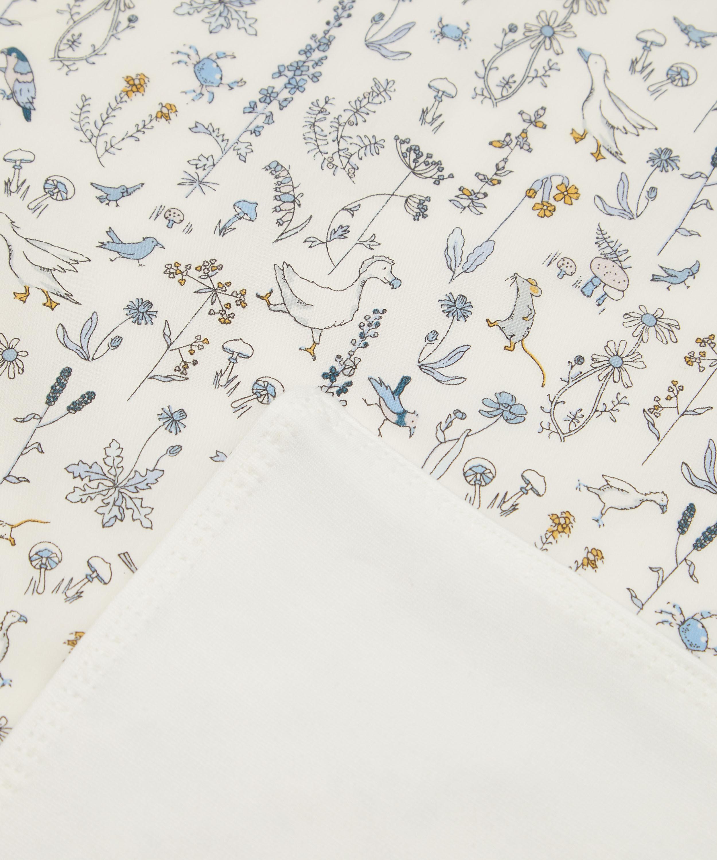 Coco & Wolf Theo Reversible Cot Bed Blanket In White