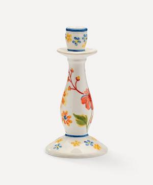 Floral Ceramic Candle Holder