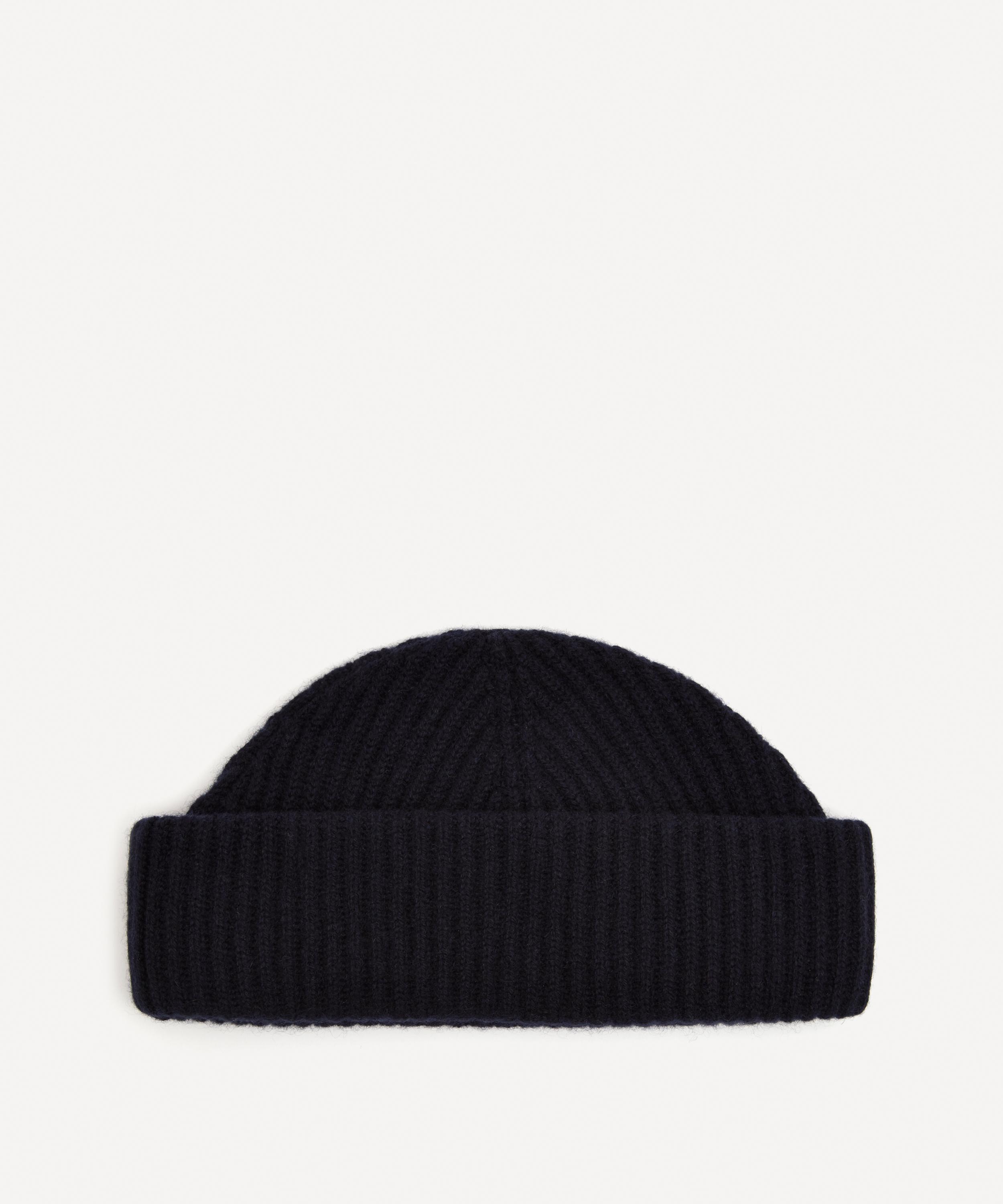 Johnstons Of Elgin Cashmere Watchman Hat In Black | ModeSens