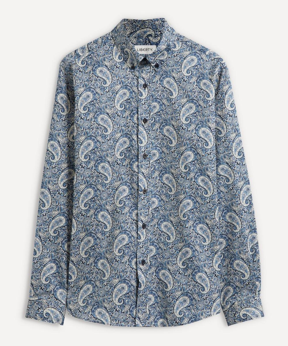 Liberty - Lee Manor Cotton Twill Casual Button-Down Shirt image number 0