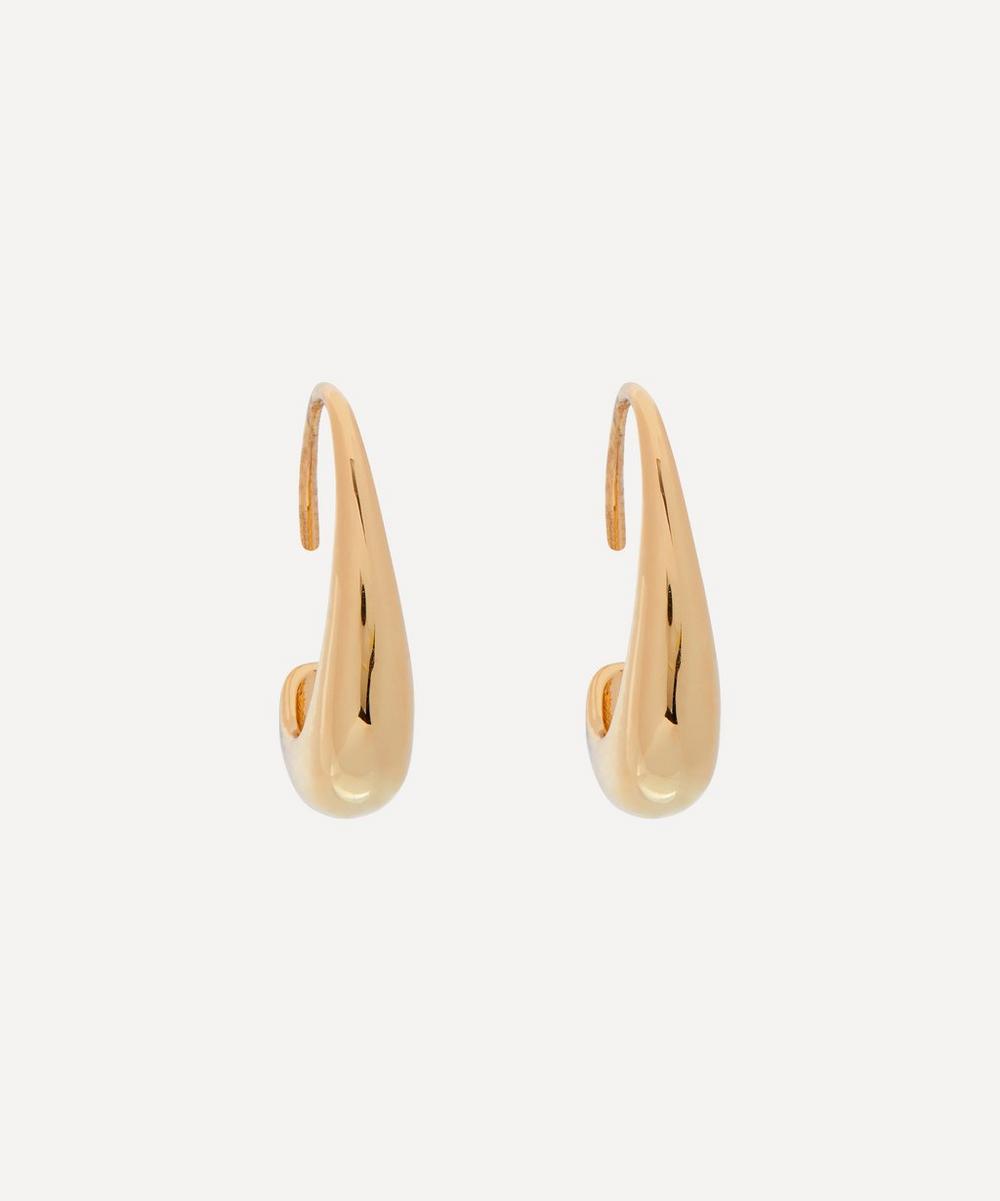 Kenneth Jay Lane - Gold-Plated Open Hoop Earrings image number 0