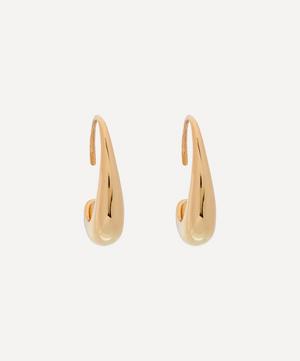 Gold-Plated Open Hoop Earrings
