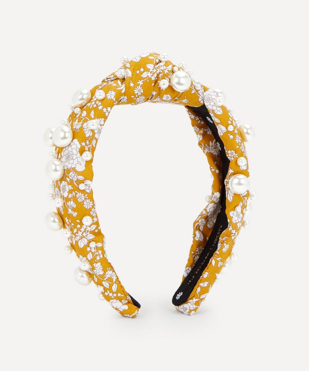 Lele Sadoughi - x Liberty Summer Bloom Multi Pearl Knotted Headband