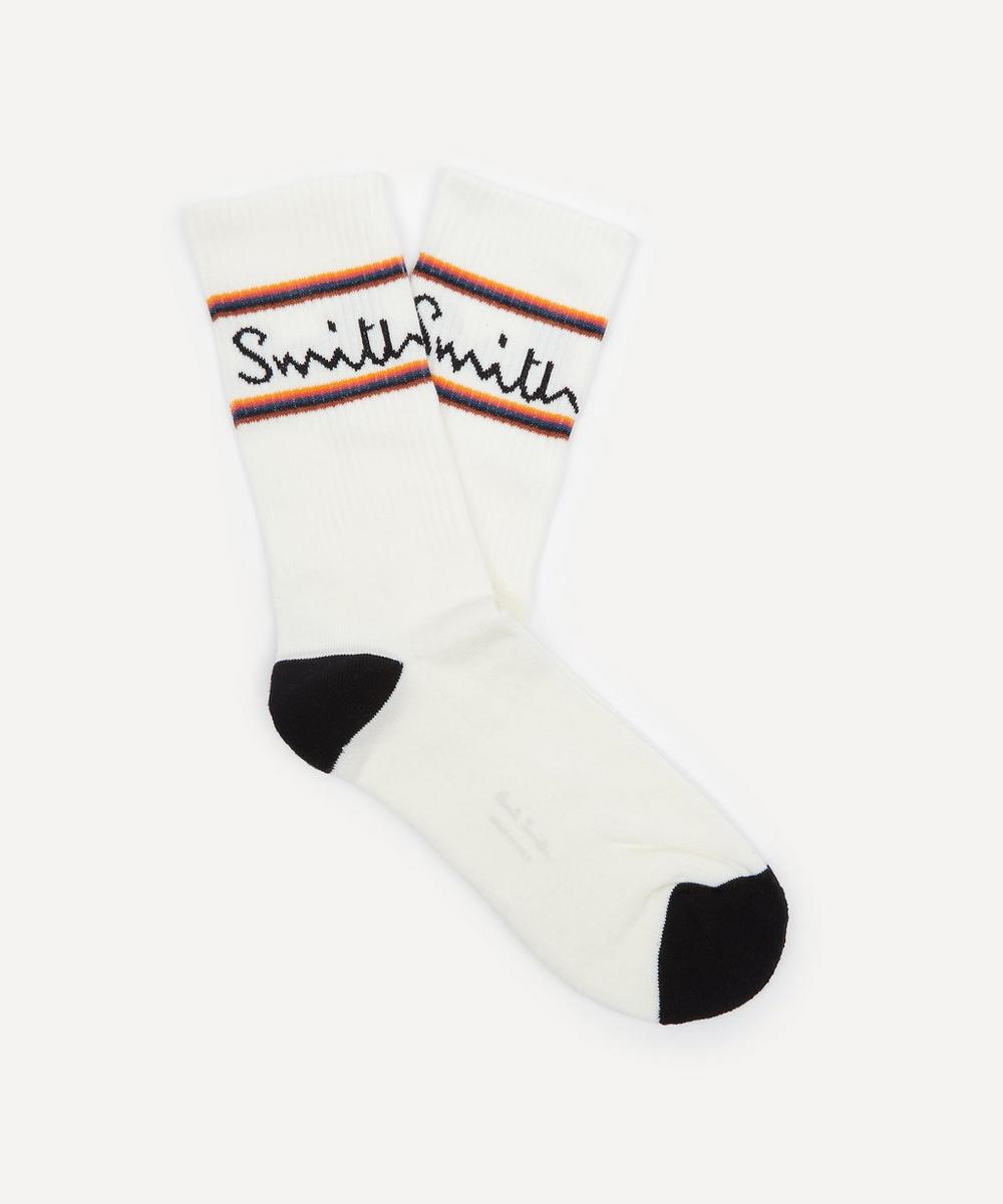 Paul Smith - Signature Logo Ribbed Socks image number 0
