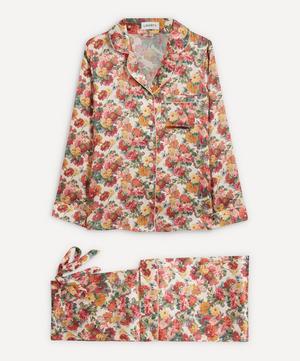 Chatsworth Bloom Silk Satin Pyjama Set