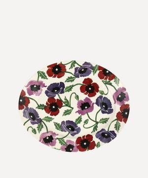 Winter Poppies Medium Oval Platter