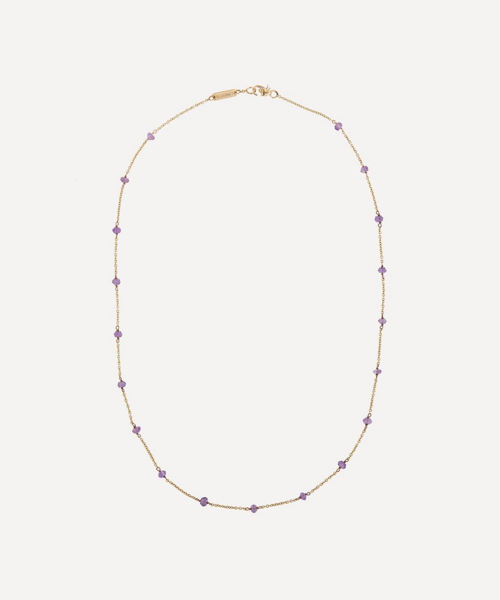 Liberty - 9ct Gold Pepper Amethyst Necklace