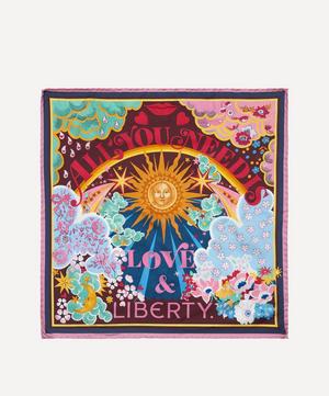 All You Need Is Love & Liberty 45 x 45cm Silk Twill Scarf