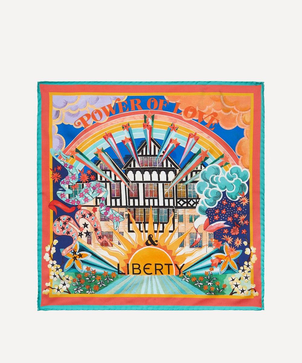 Liberty - The Power of Love & Liberty 45 x 45cm Silk Twill Scarf