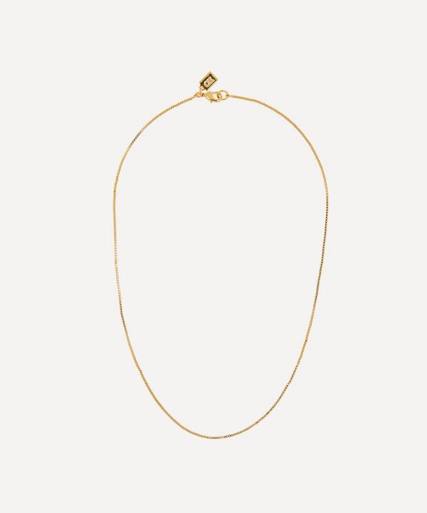 Crystal Haze - 18ct Gold-Plated Box Chain Necklace