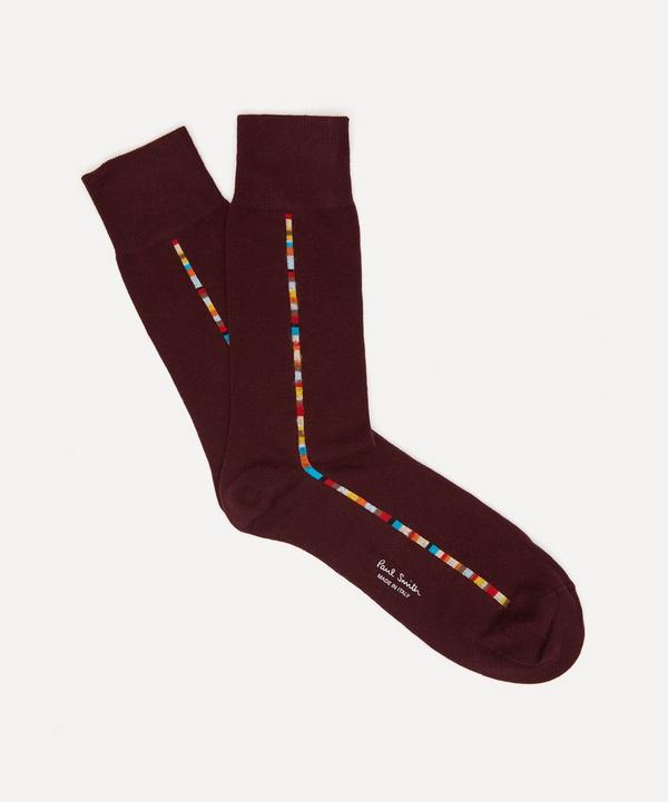 Paul Smith - Multi Stripe Trim Socks