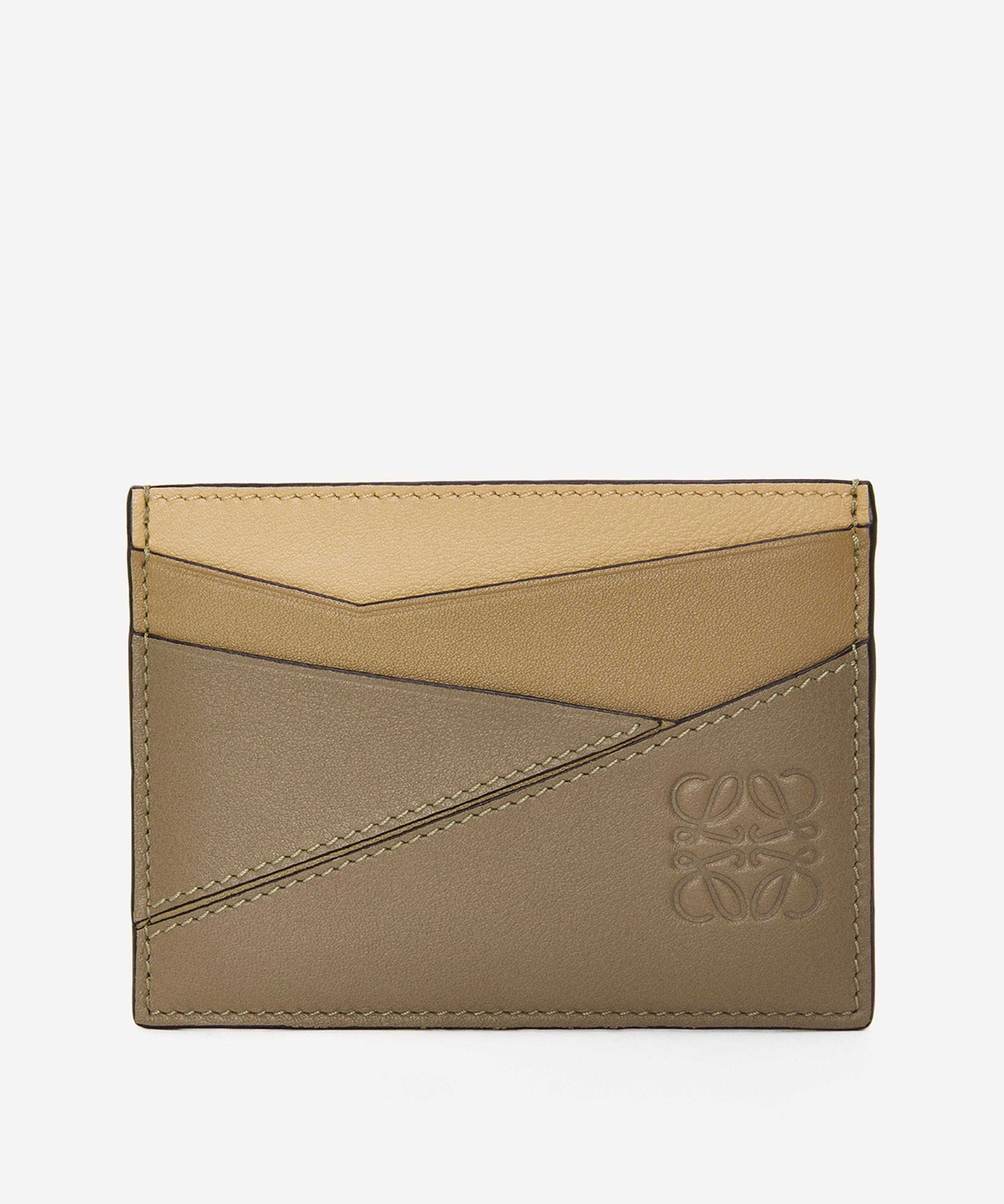 Loewe Women's Puzzle Plain Leather Cardholder