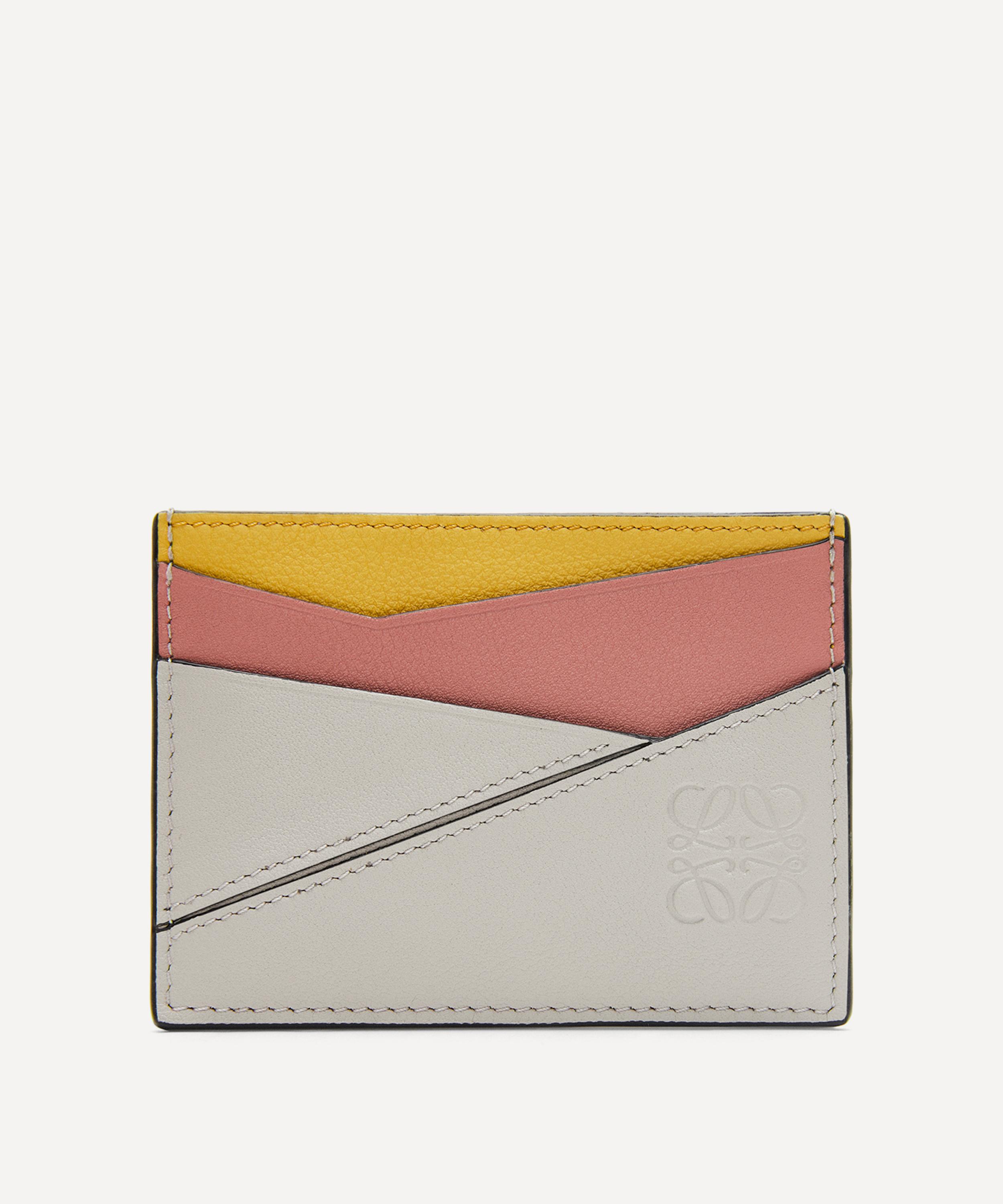 Loewe Women's Puzzle Plain Leather Cardholder