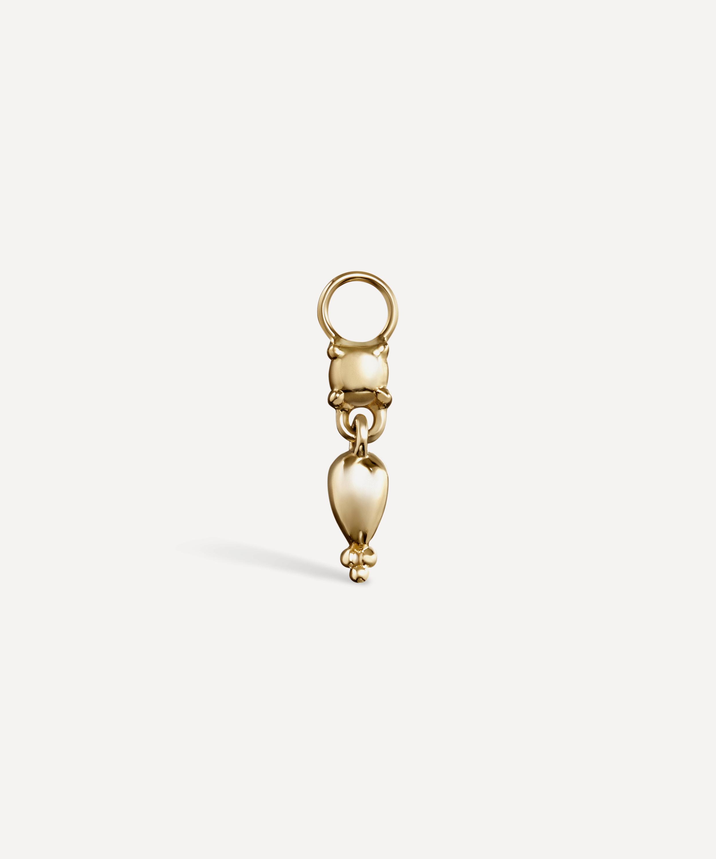 Maria Tash 14ct Single Tassel Charm