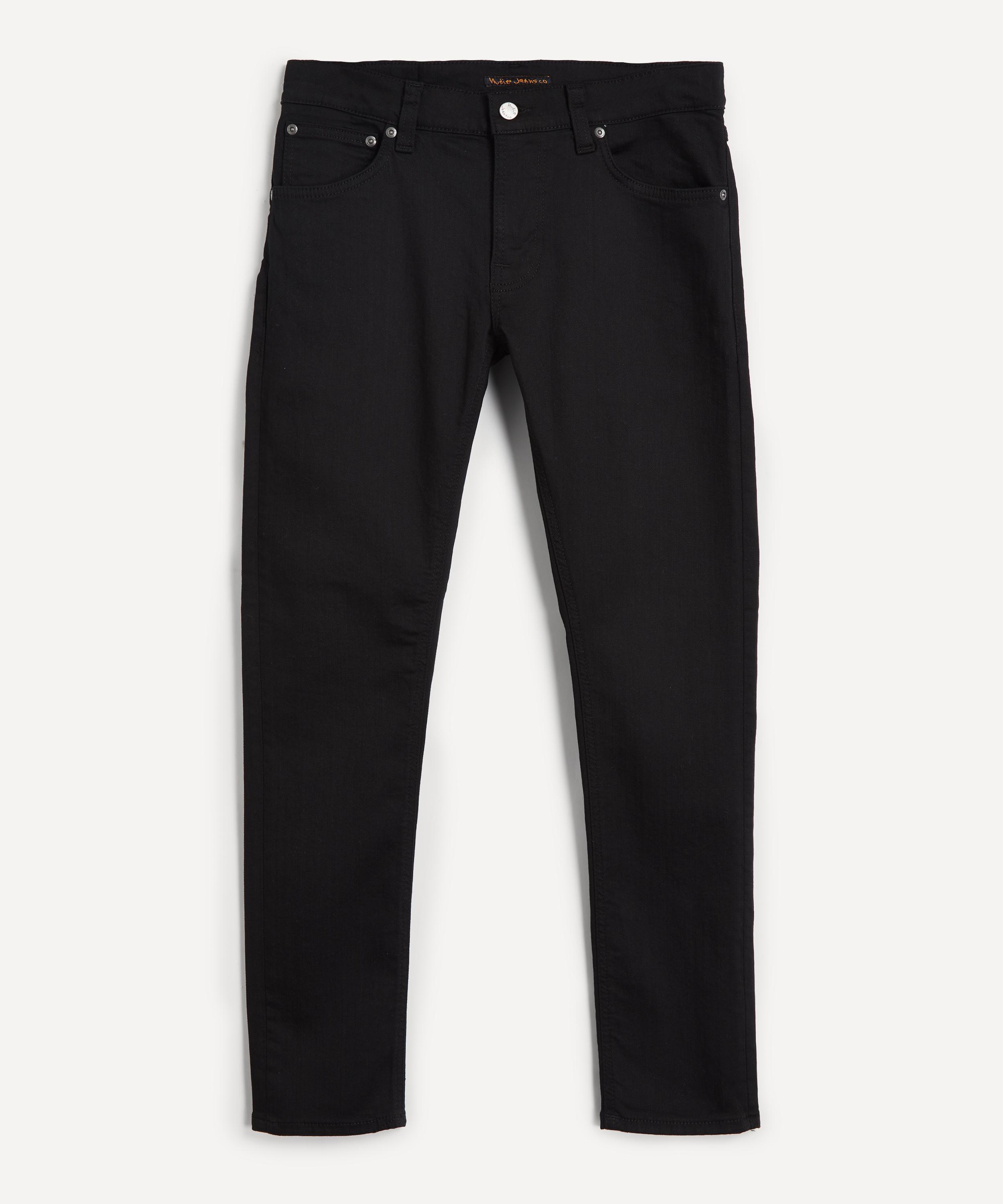 Nudie Jeans Mens Tight Terry Jeans Ever Black 30 30