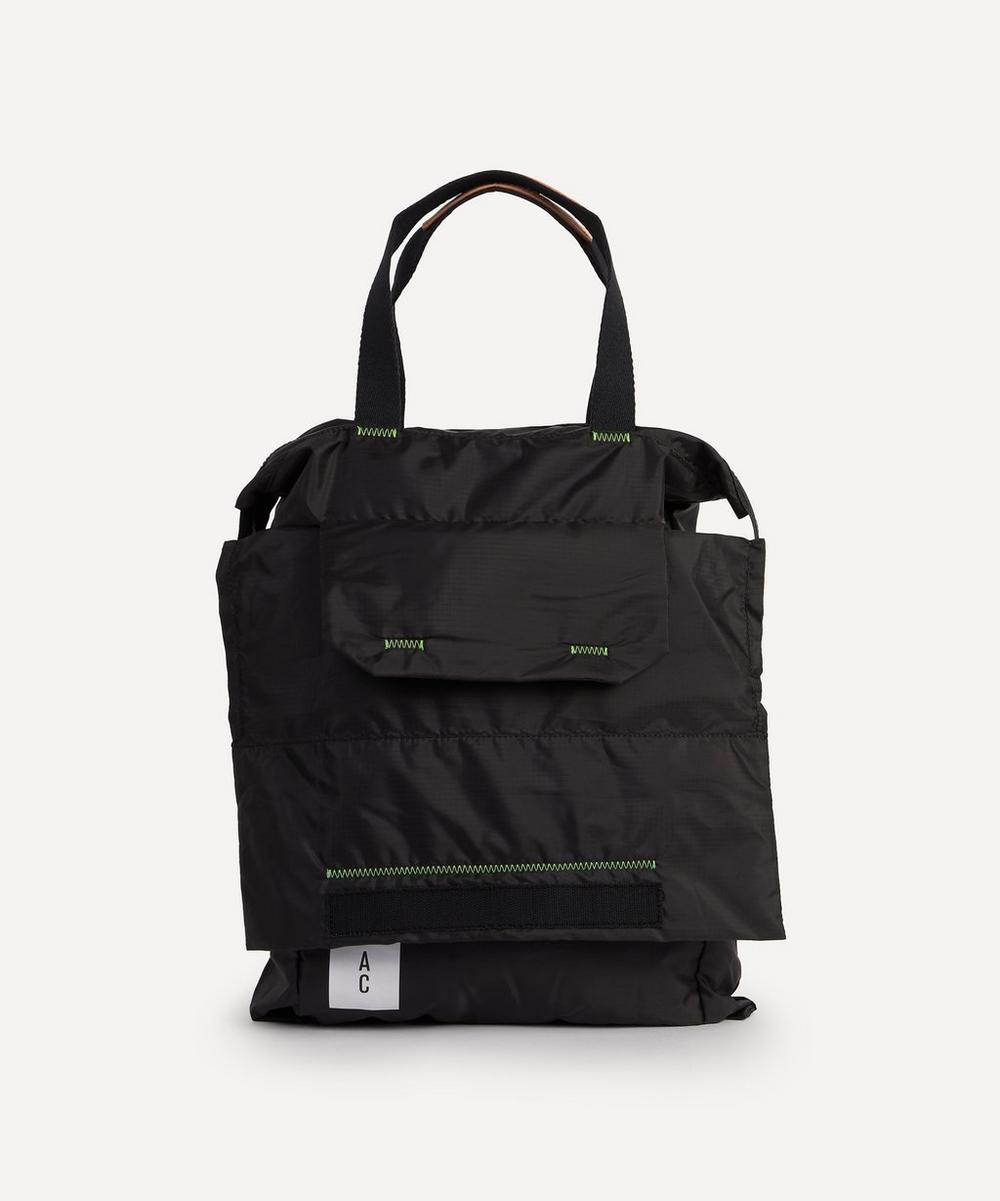 Ally Capellino Harry Small Packable Nylon Backpack In Black