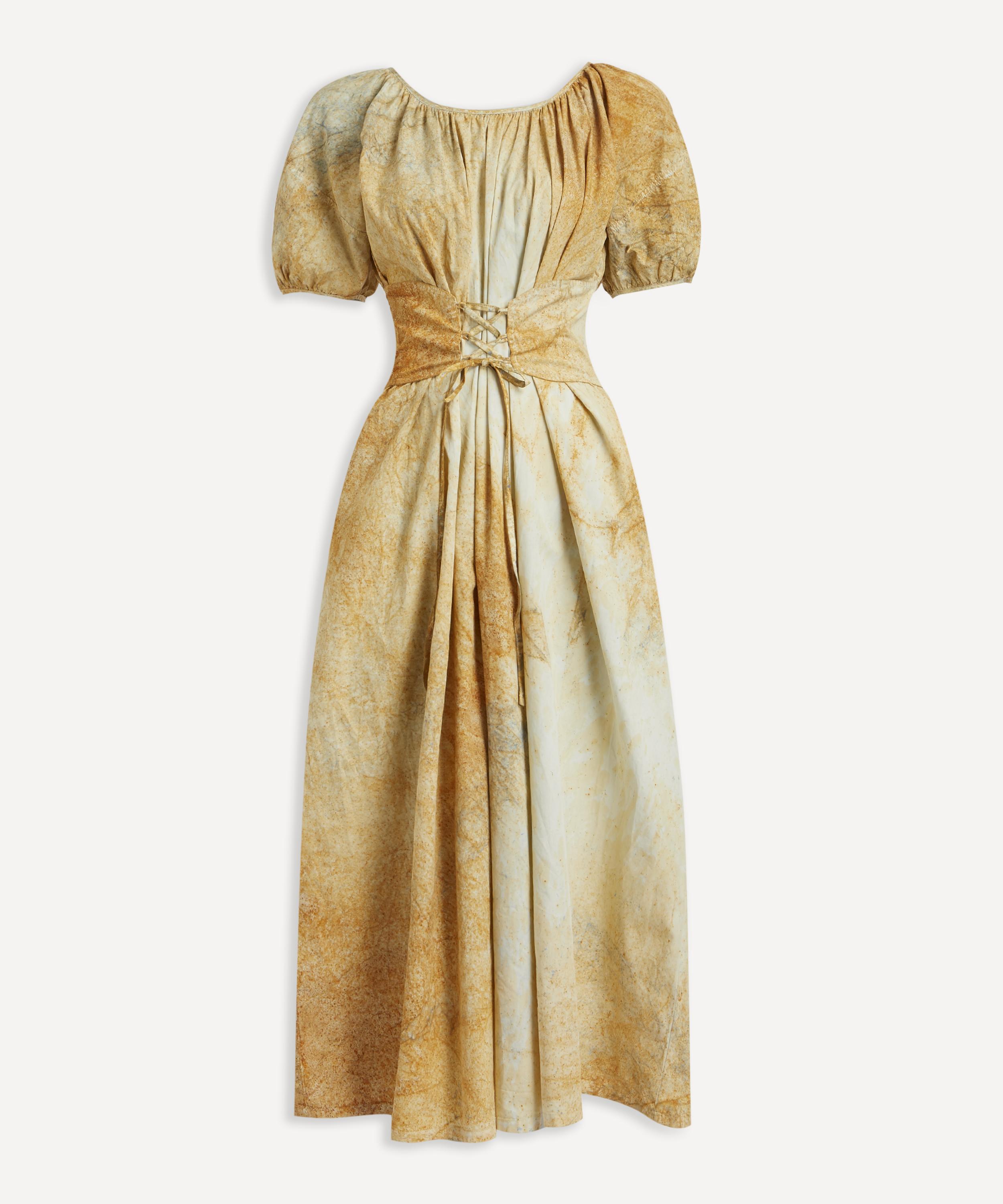 Paloma Wool Lila Tie Dye Dress Ecru In Beige