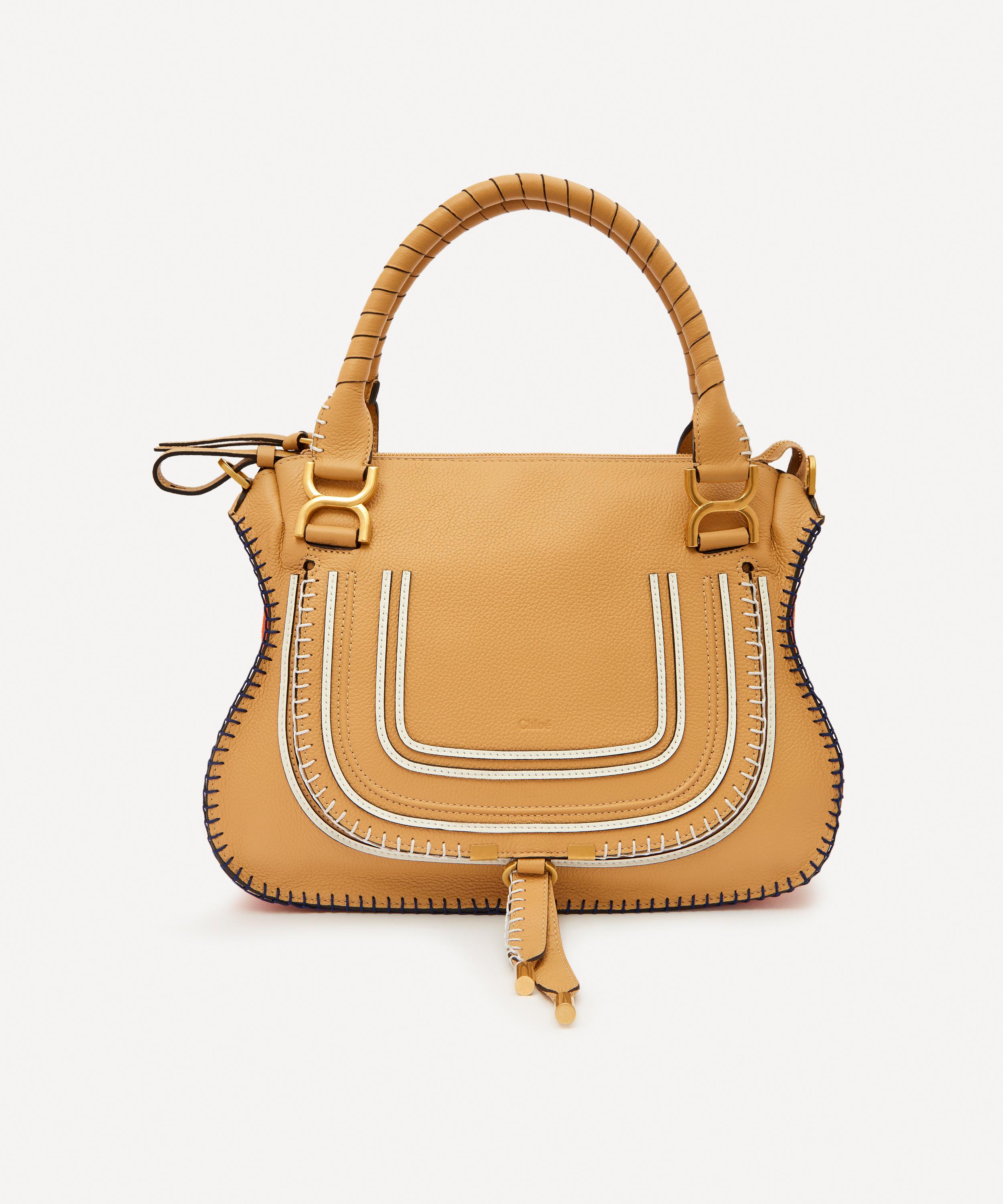 Chloé Marcie Tote Bag In Soft Tan