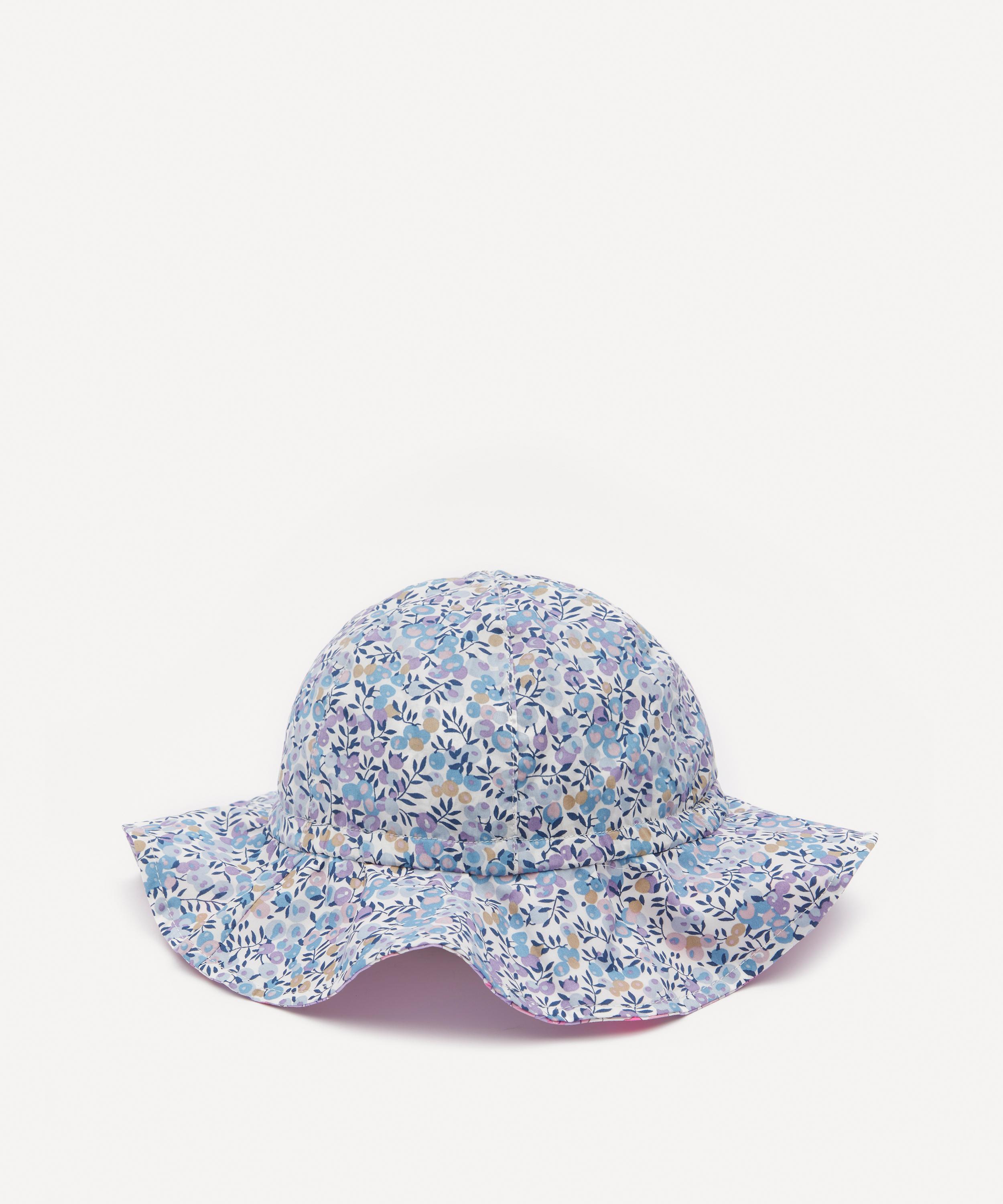Shop Liberty Wiltshire & Neon Betsy Tana Lawn Cotton Sun Hat 6-18 Months