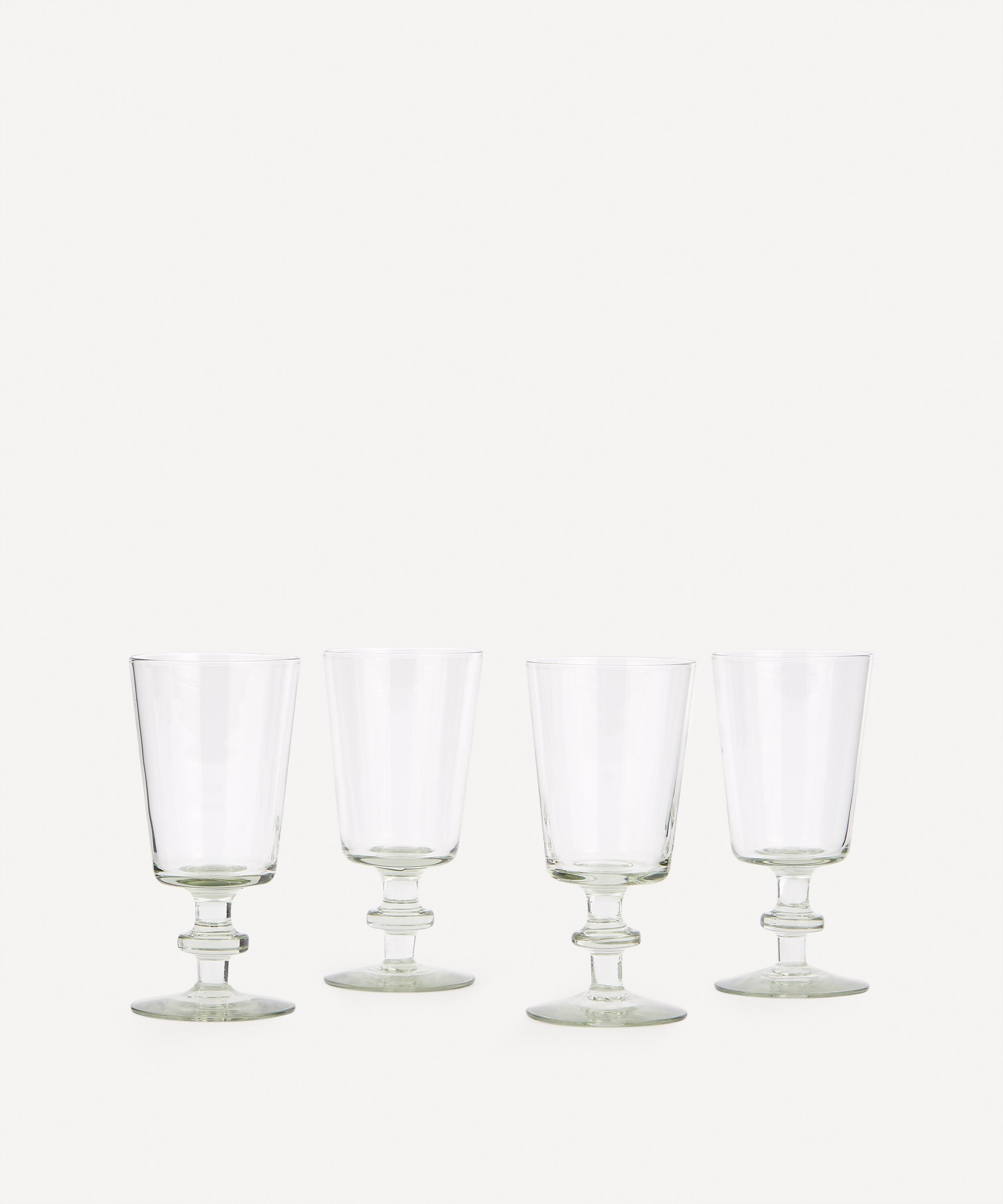 Soho Home Avenell White Wine Glasses Set Of Four In Clear