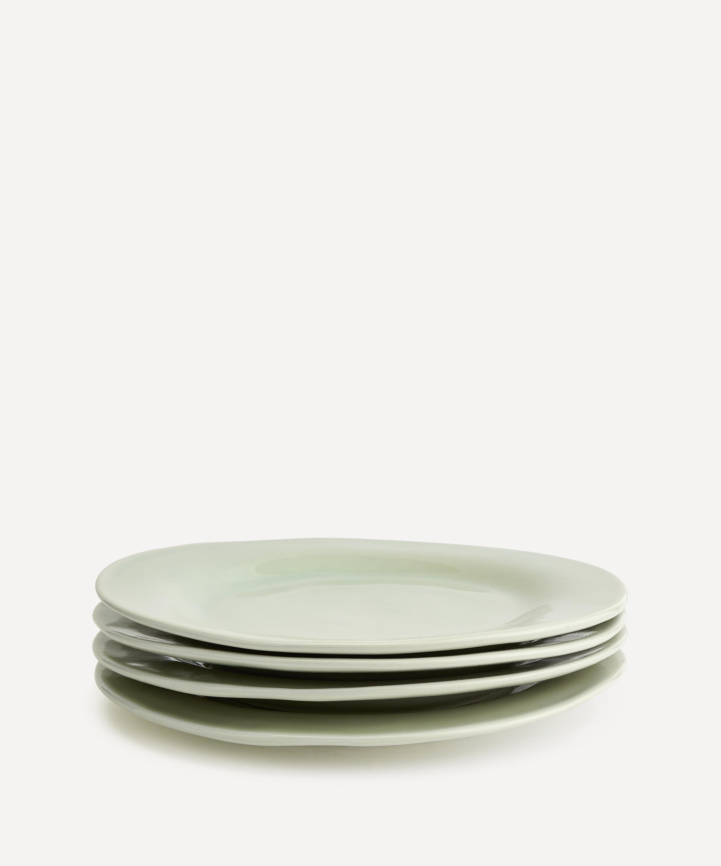 Soho Home Livonia Supper Plates Set Of Four In Blue