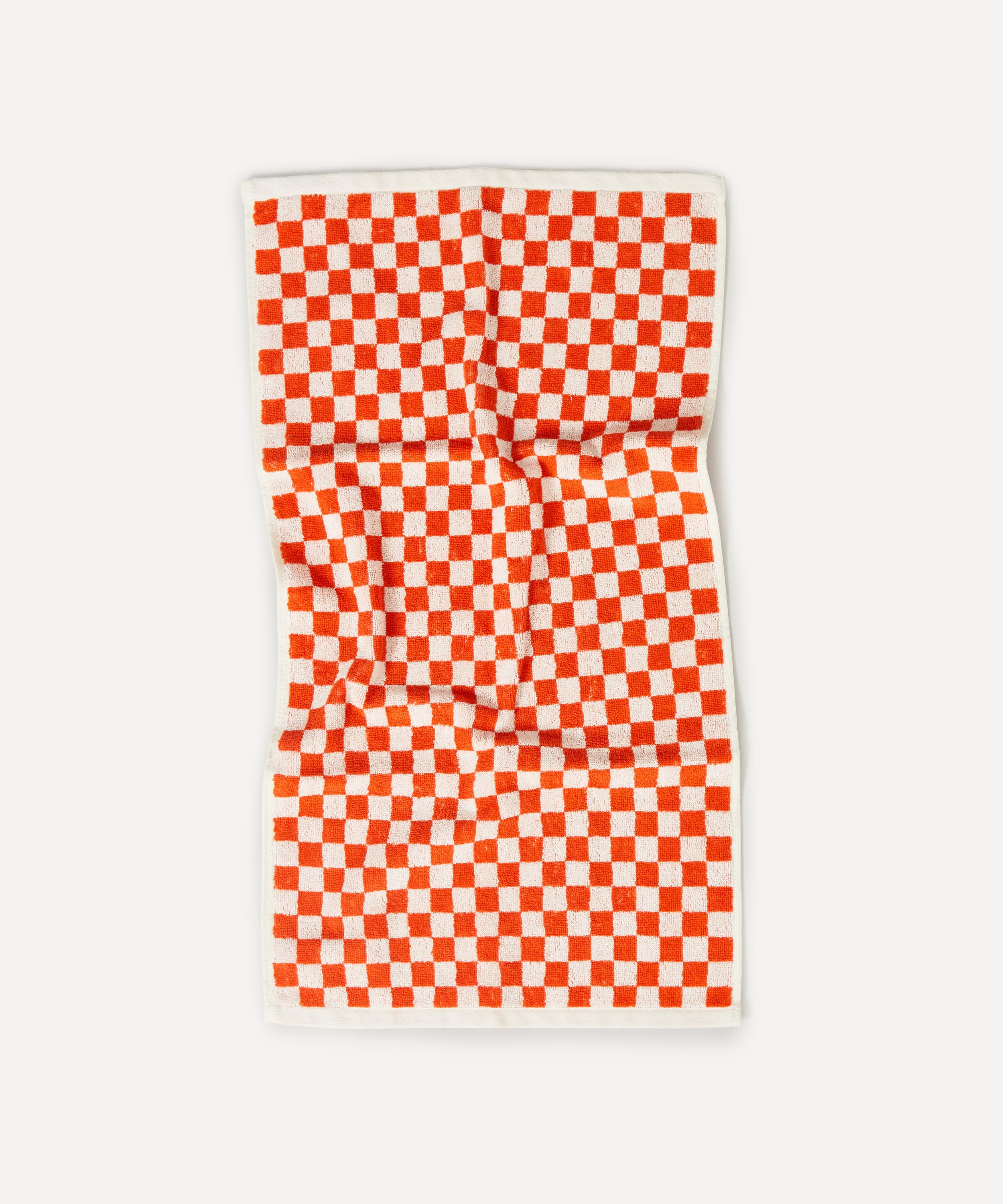 Baina Paloma Sun & Ecru Josephine Organic Cotton Hand Towel