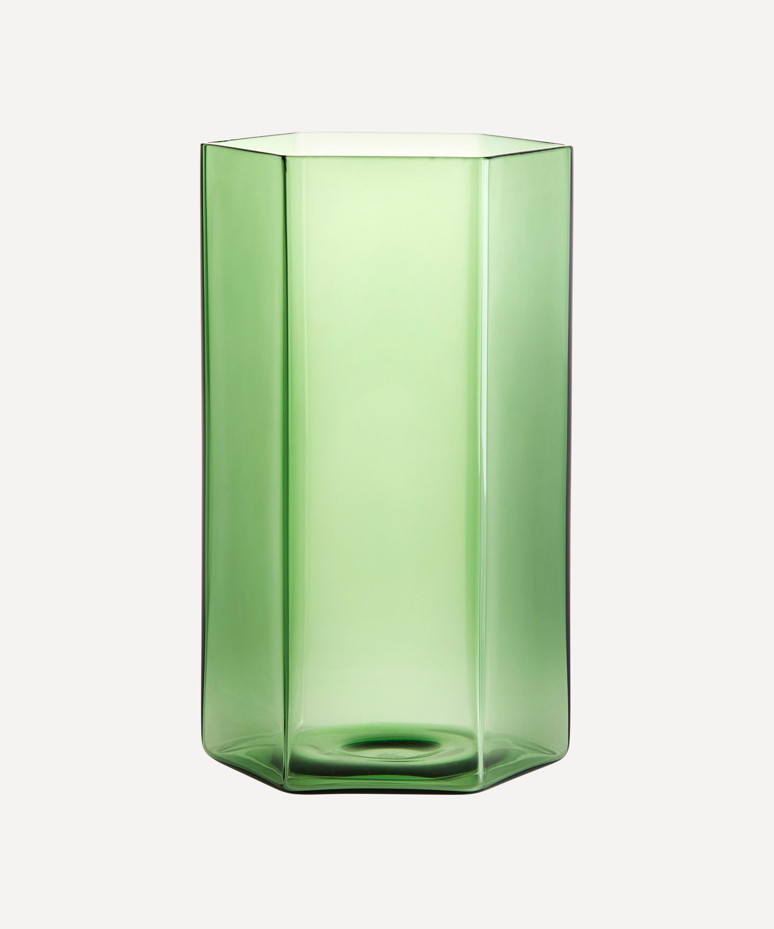 Maison Balzac Green Coucou Glass Vase