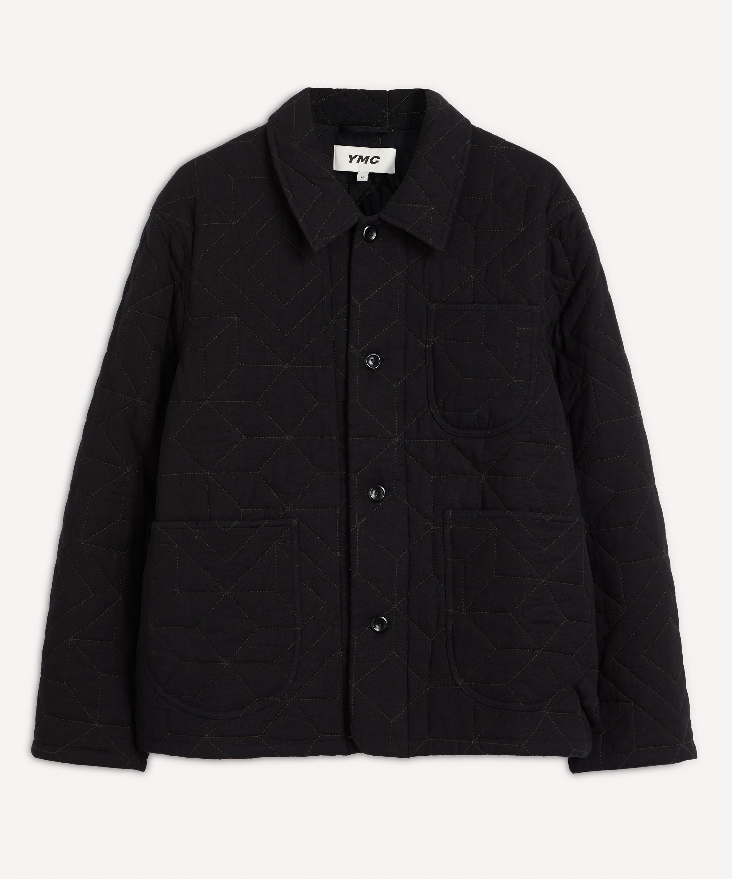 Ymc You Must Create Diddy Quilted Star Jacket In Black