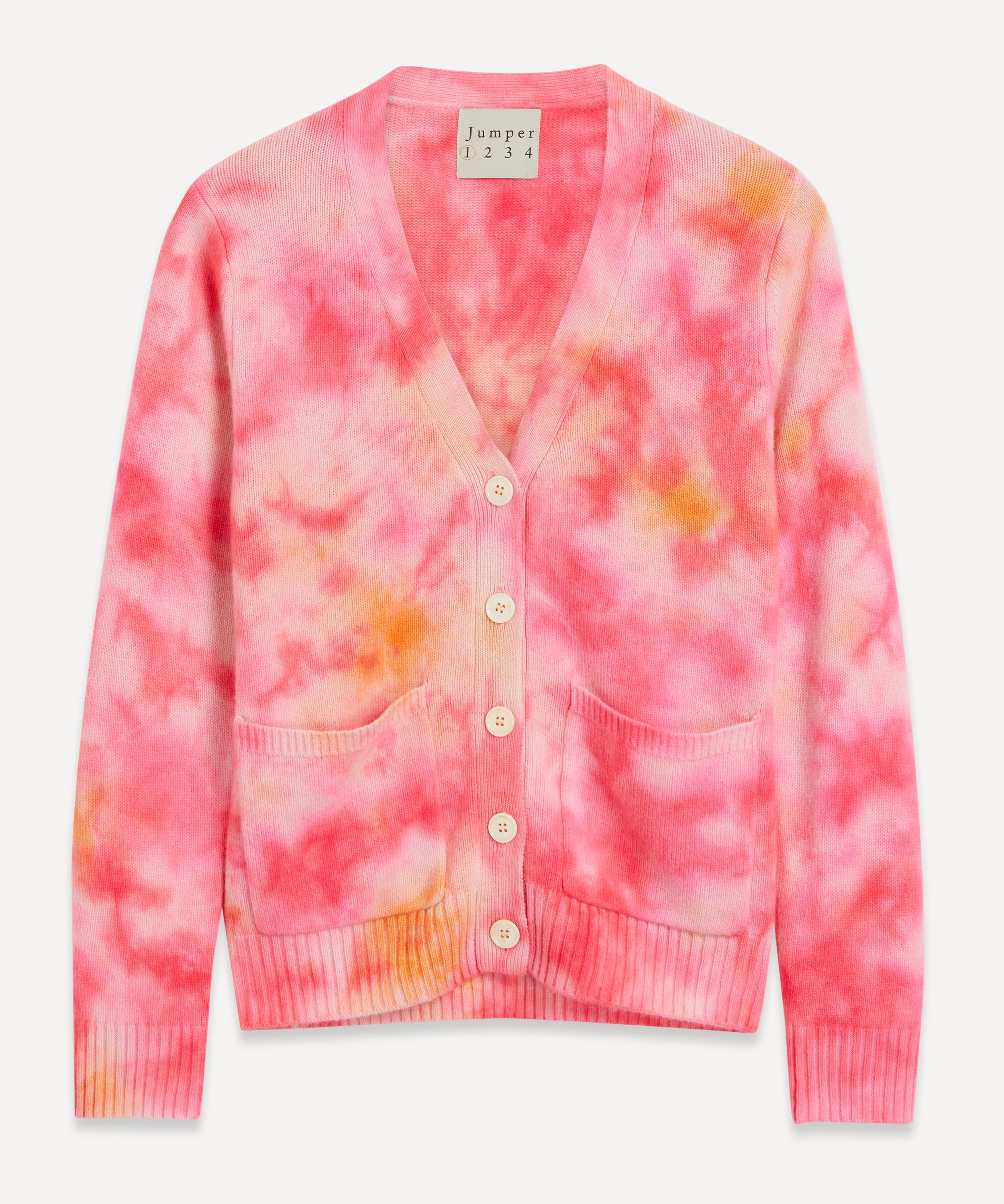 Jumper 1234 Women's Neon Tie-dye Cardigan