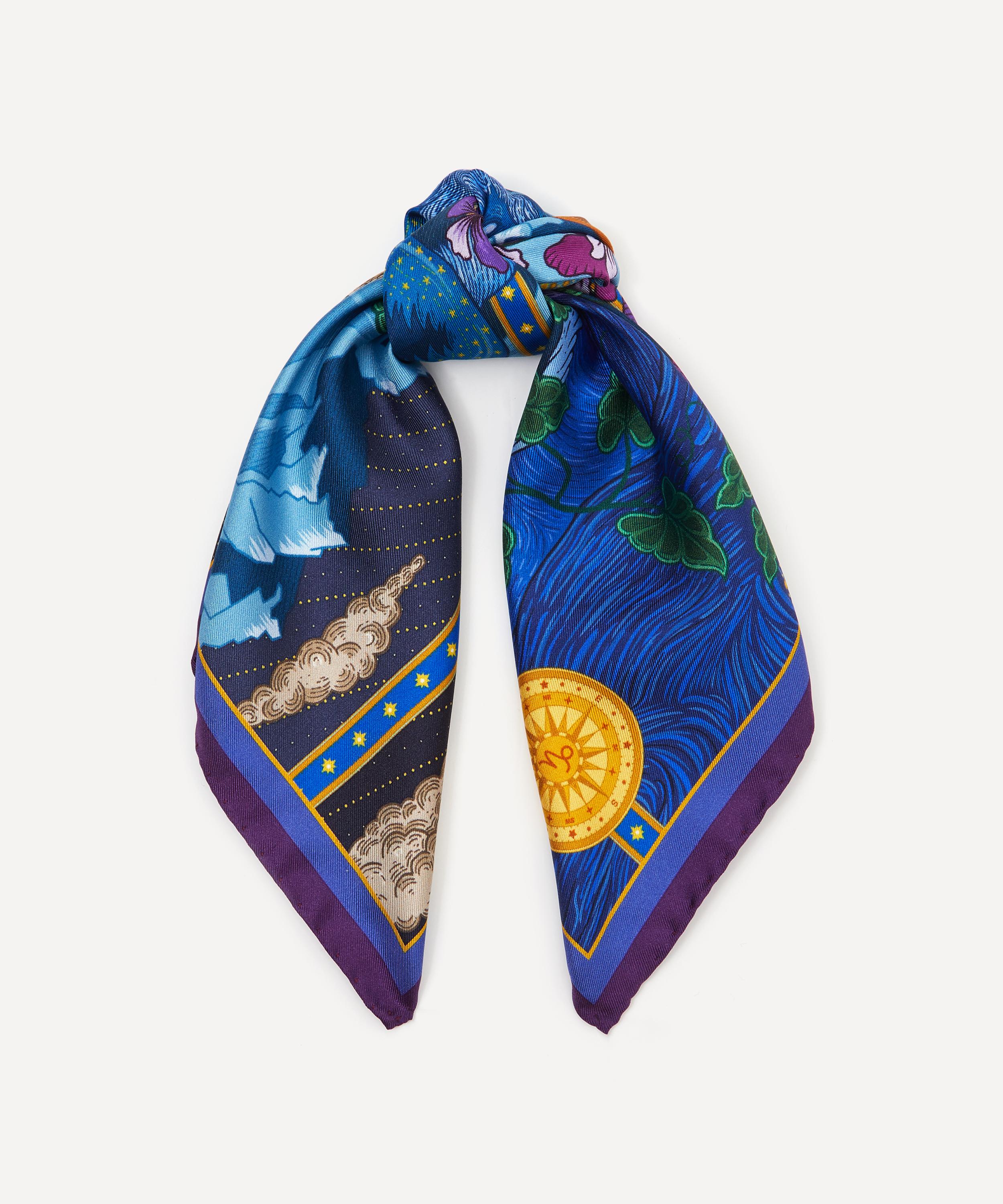 Liberty Capricorn 45 x 45cm Silk Twill Scarf Multi