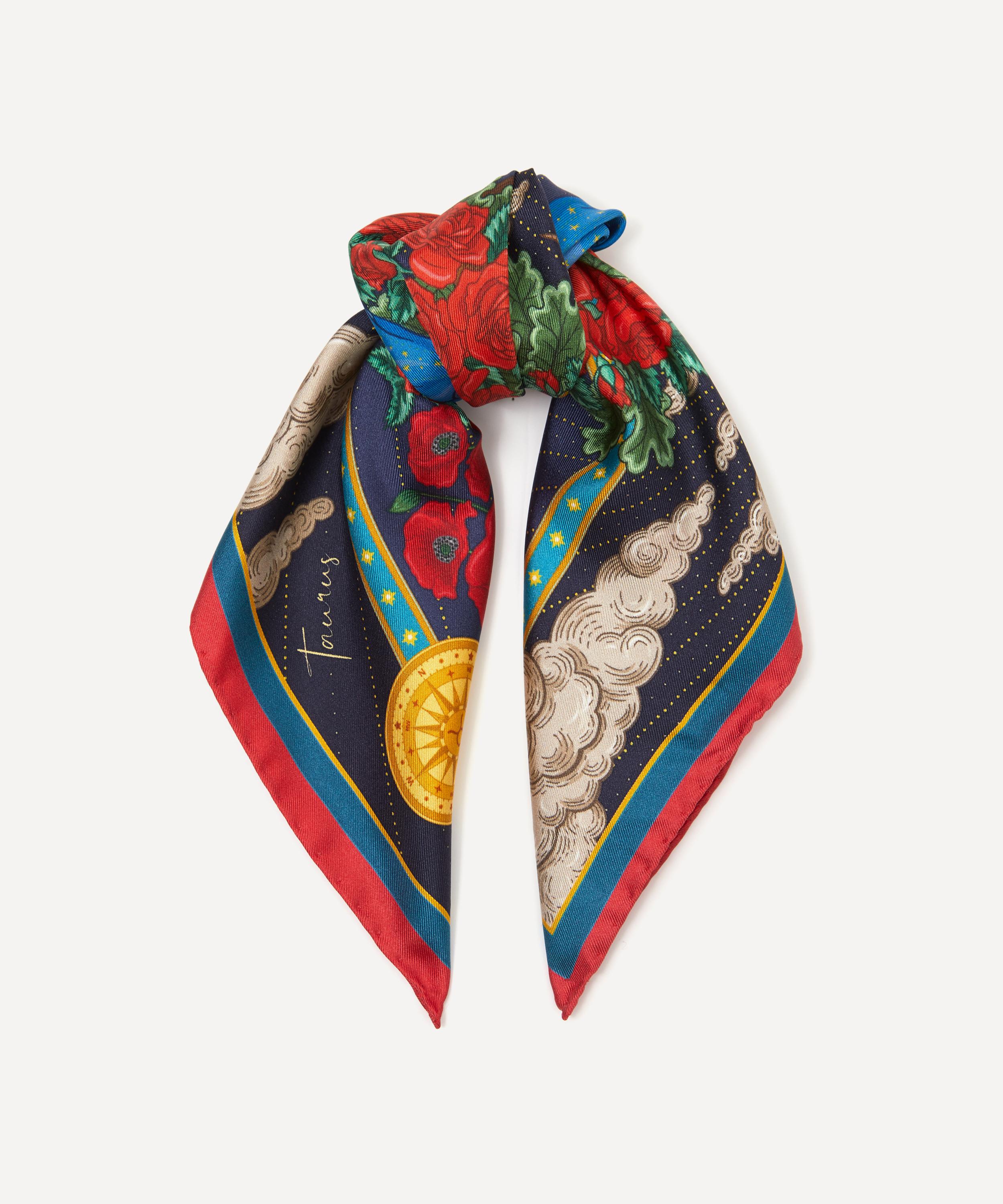 Liberty Taurus 45 x 45cm Silk Twill Scarf Multi